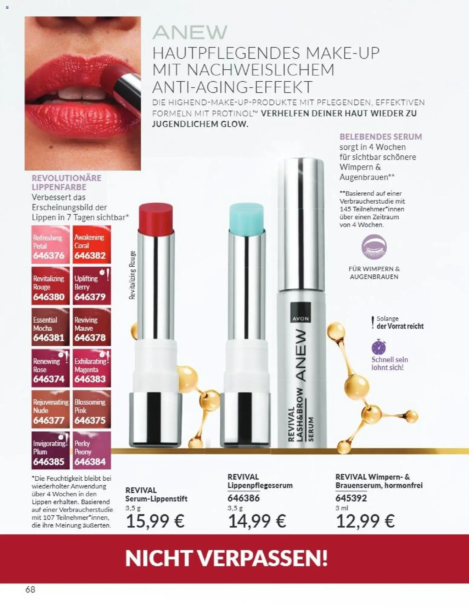 AVON Katalog September 2026 – gültig ab 01.09.2026 | Seite: 64 | Produkte: Coral, Rouge, Serum