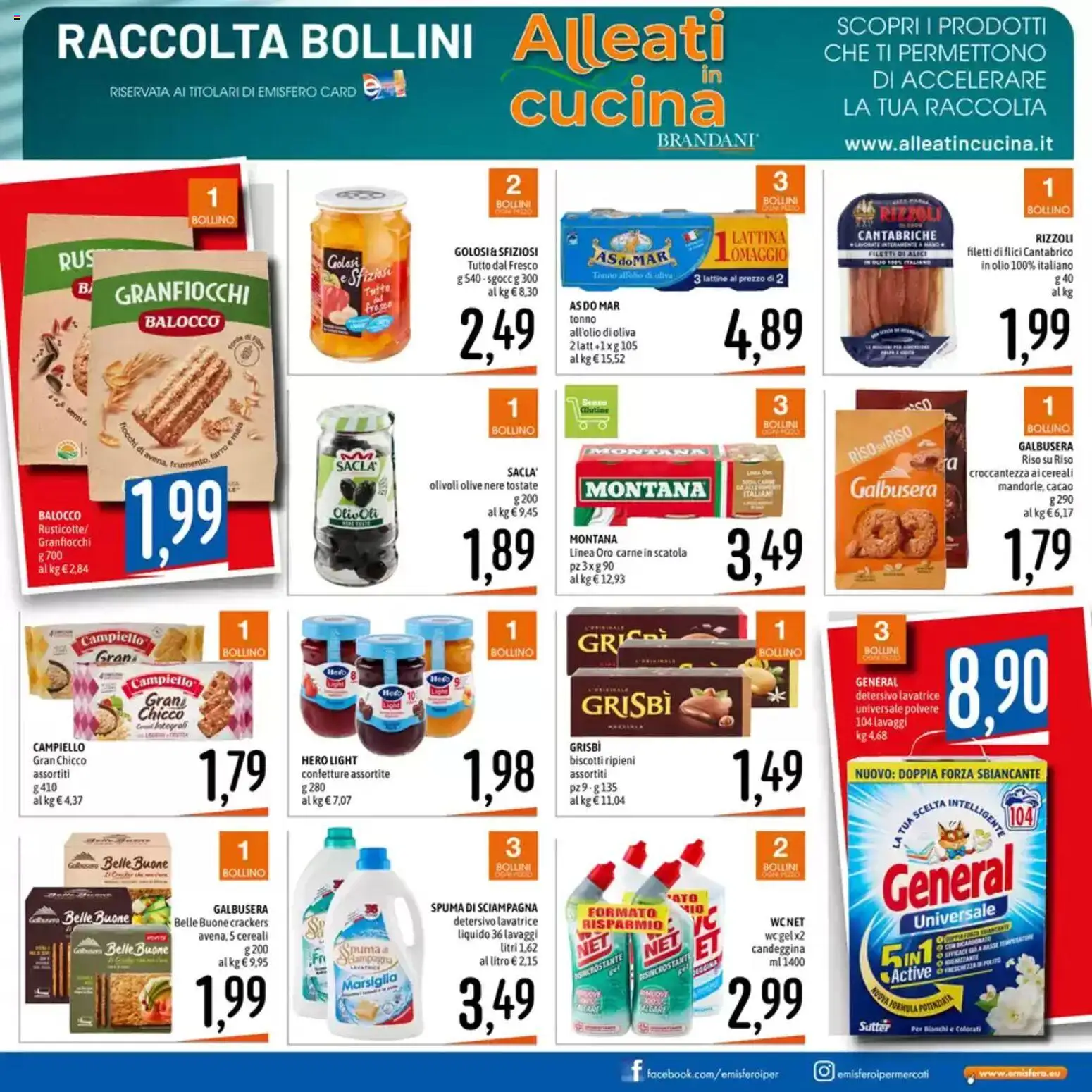 Volantino Emisfero del 28.05.2026 | Pagina: 10 | Prodotti: Riso, Cereali, Olio, Lavatrice