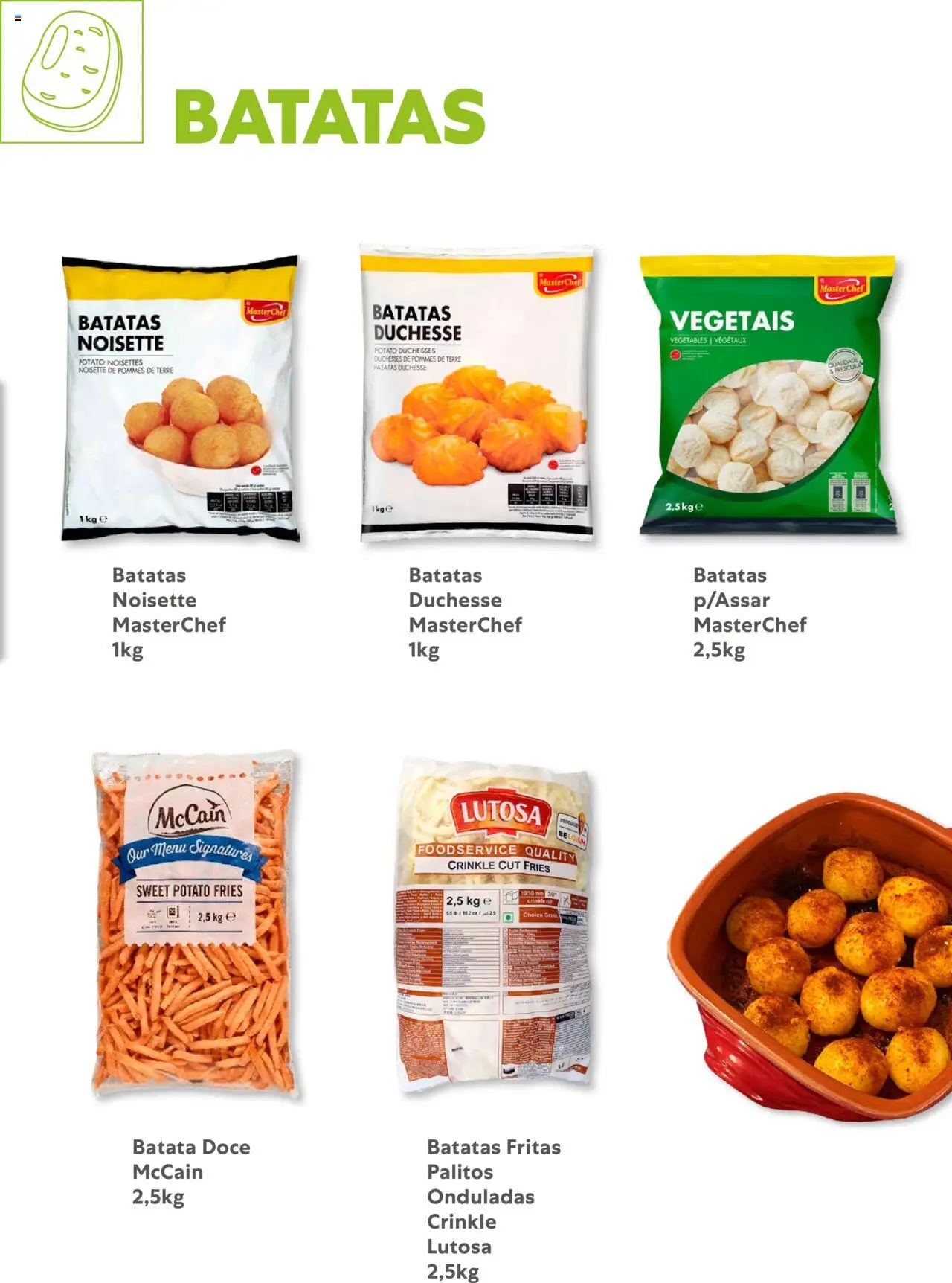 Recheio - Congelados do Mar e da Terra │ válido de 14/07/2025 | Página: 27 | Produtos: Batata, Batatas, Batatas fritas