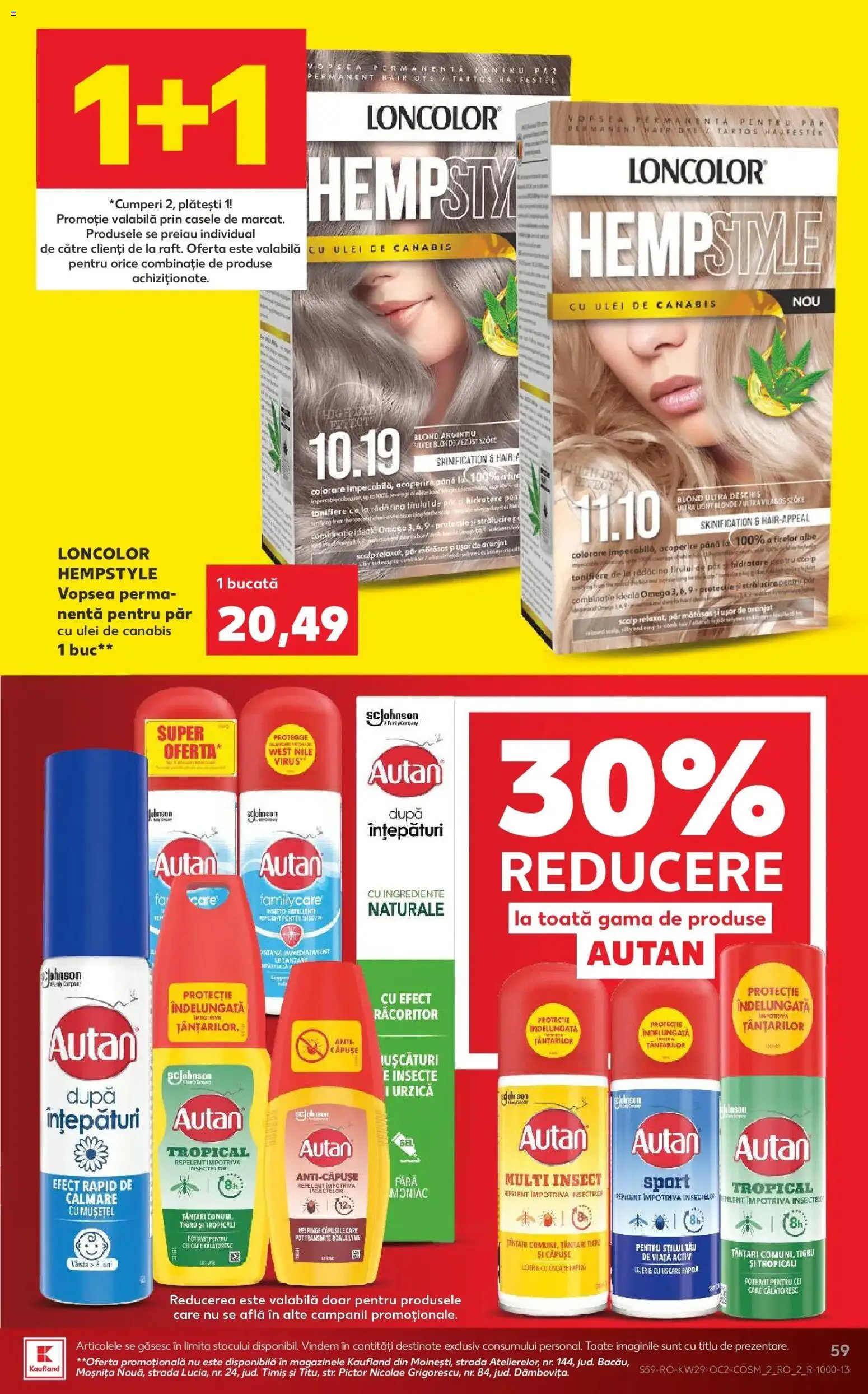 Noul catalog Kaufland – valabil de la 15.07.2026 | Pagină: 59 | Produse: Vopsea, Omega, Sport, Ulei
