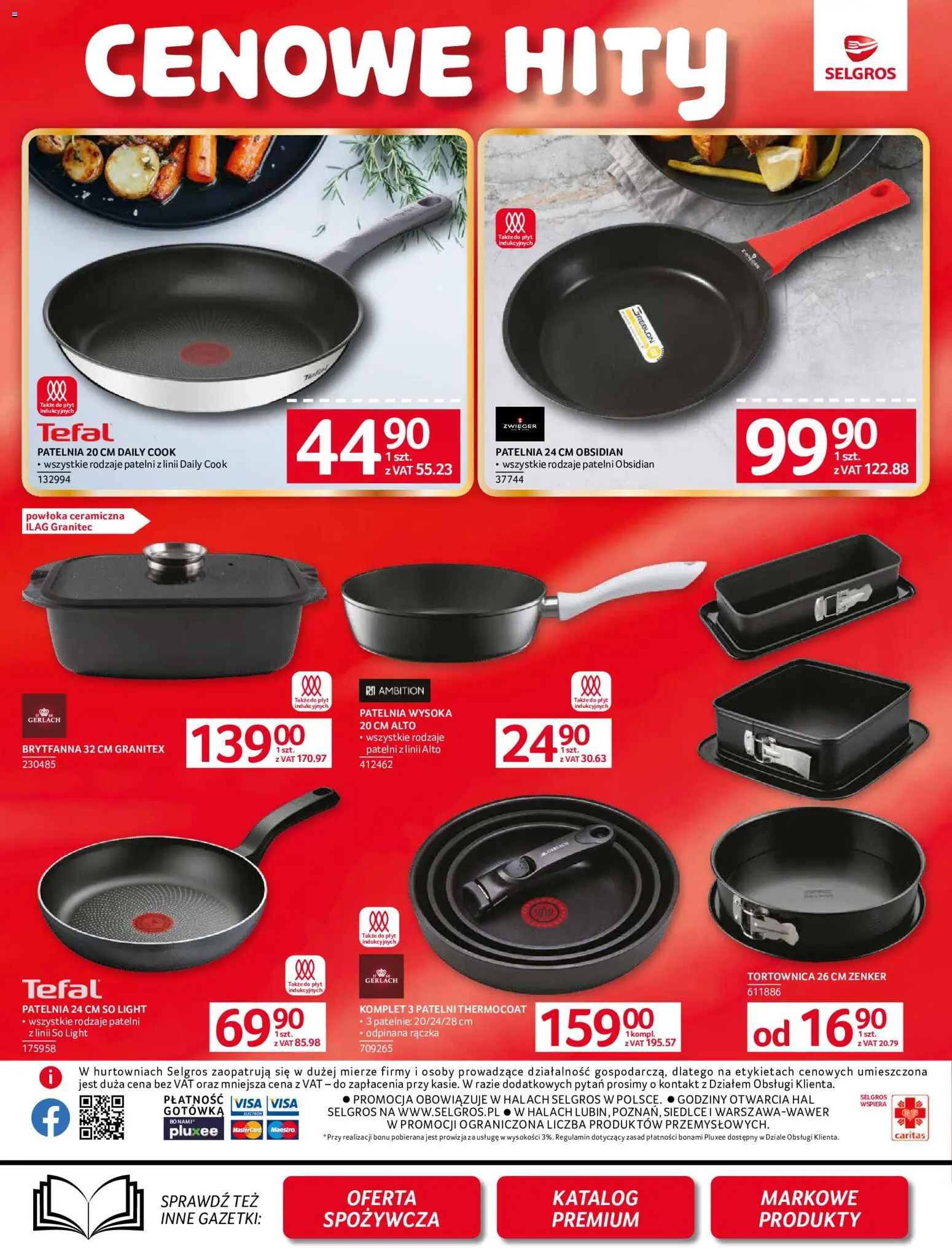 Selgros cash&carry gazetka - Oferta przemysłowa od 10.09.2026 | Strona: 11 | Produkty: Patelnie, Patelnia, Tefal