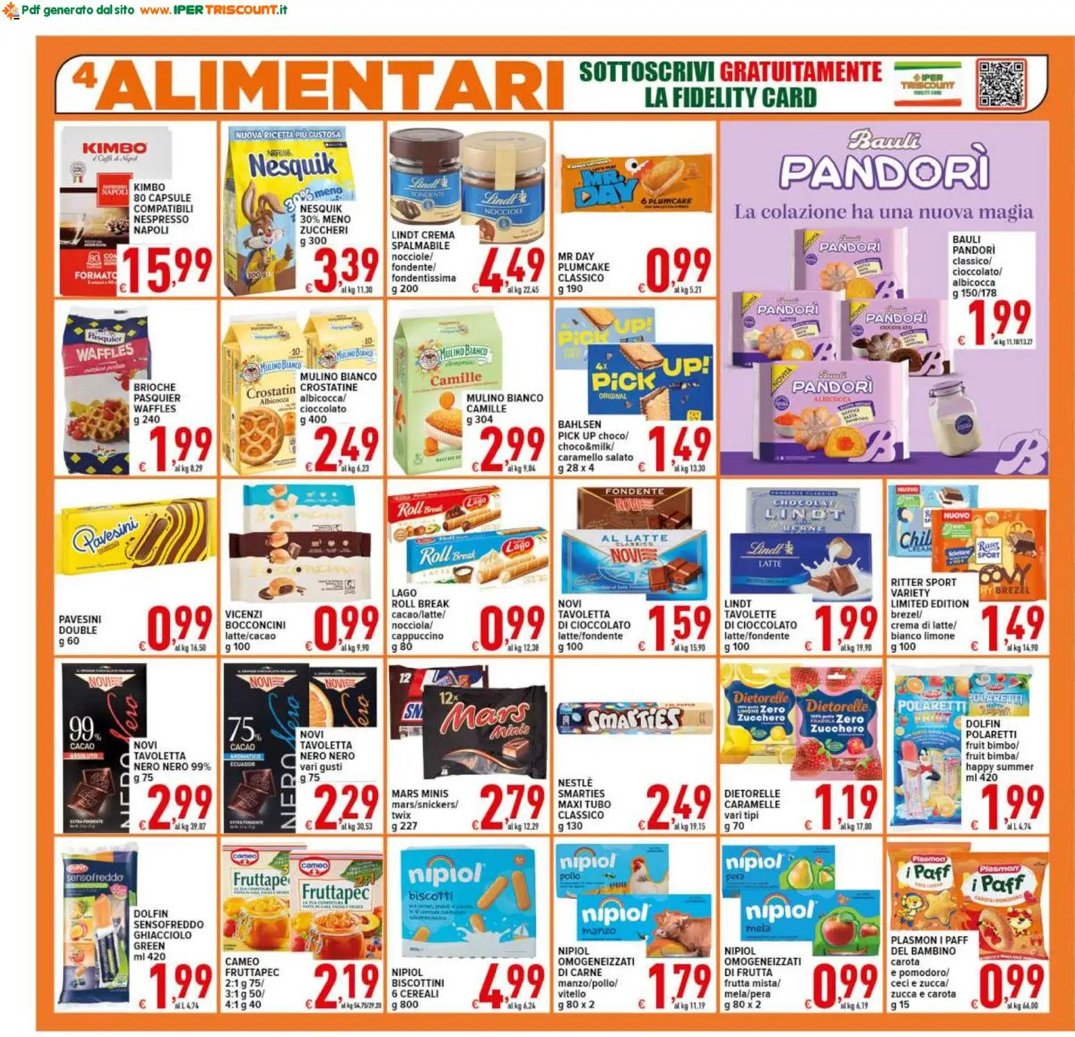 Volantino Ipertriscount del 20.05.2026 | Pagina: 4 | Prodotti: Crema, Ceci, Limone, Nocciole