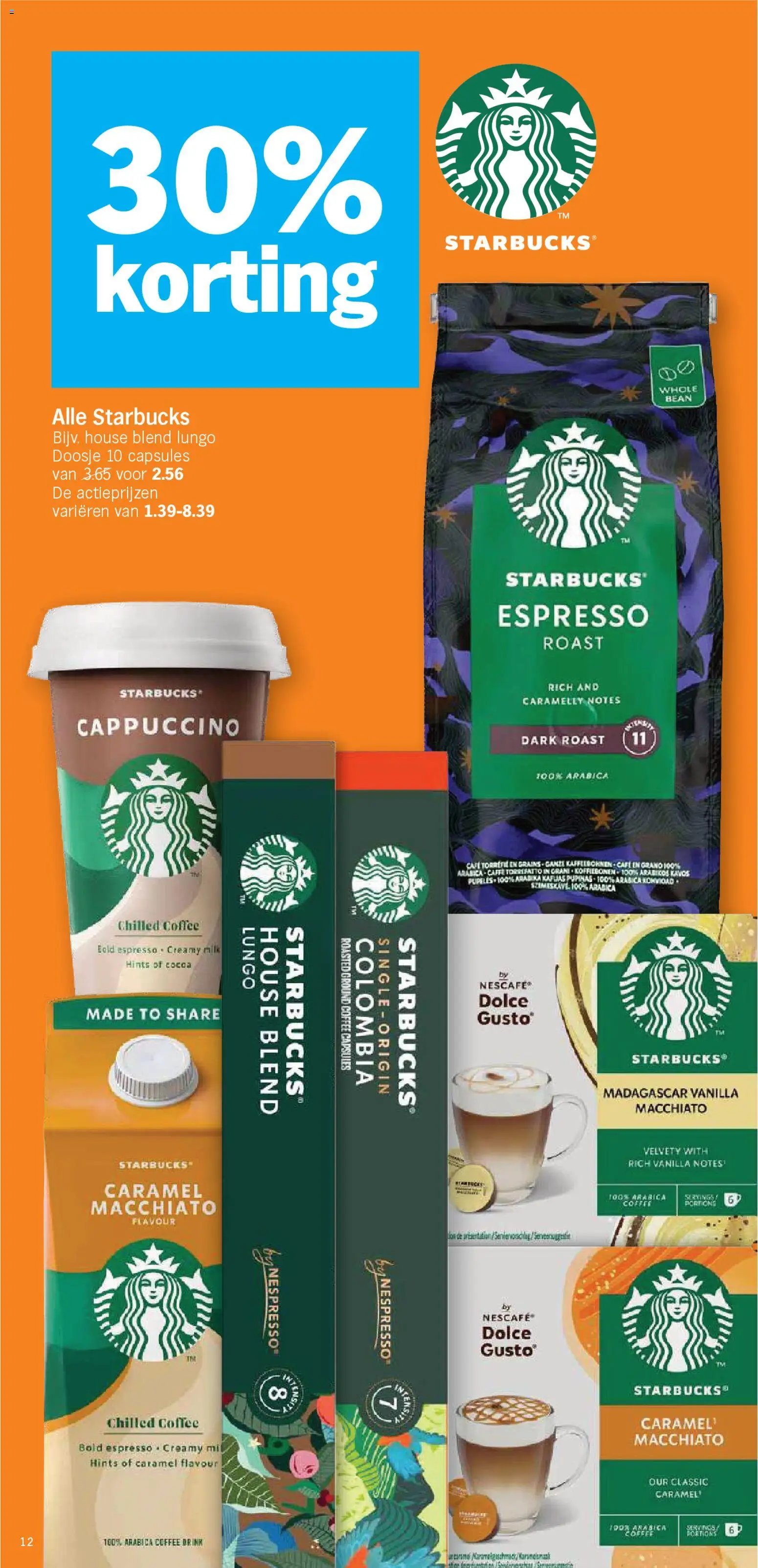{H1} | Pagina: 12 | Producten: Nescafe, Cappuccino
