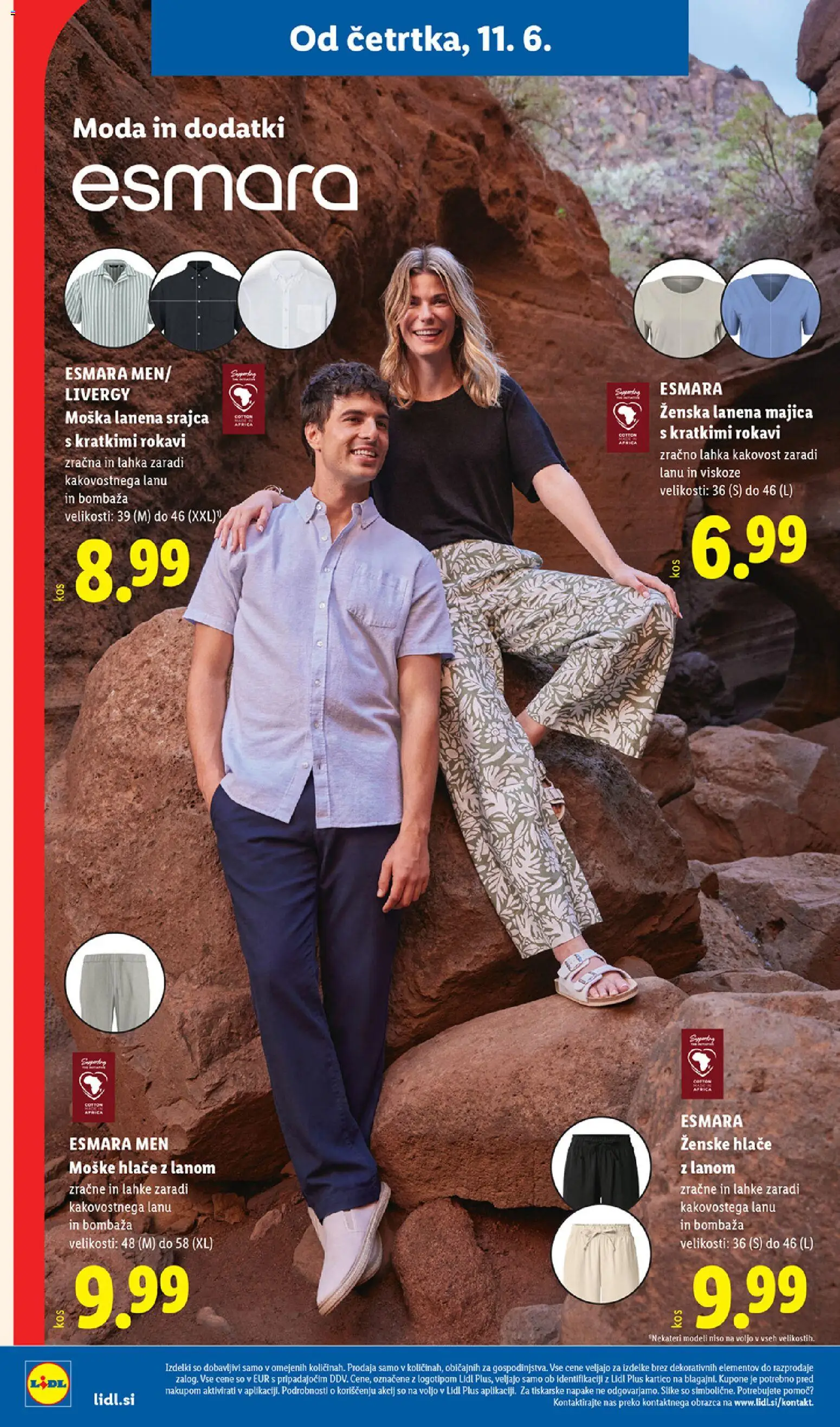 Novi Lidl katalog ponudbe – veljaven od 11.06.2026 | Stran: 42 | Izdelki: Srajca, Majica, Hlace