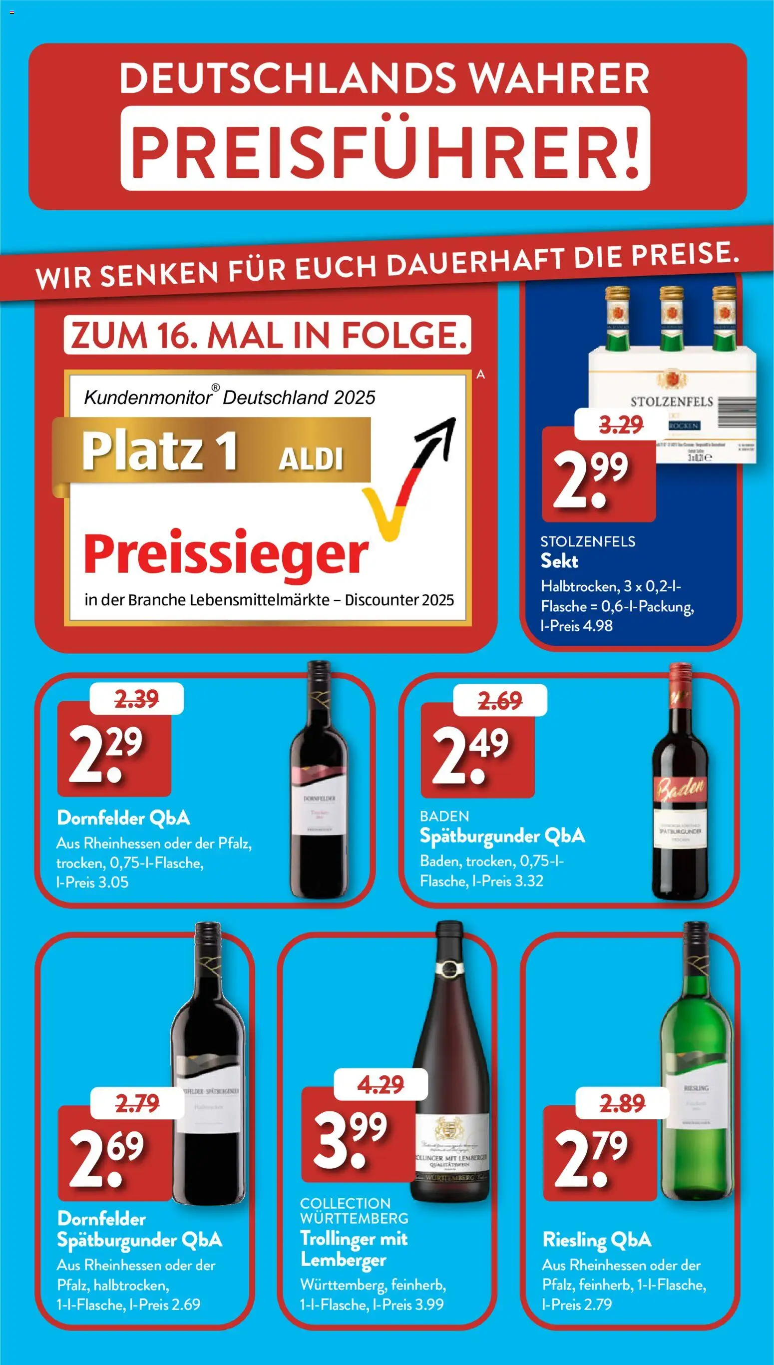 Aldi Süd Prospekt 	 – gültig ab 23.02.2026 | Seite: 27 | Produkte: Sekt