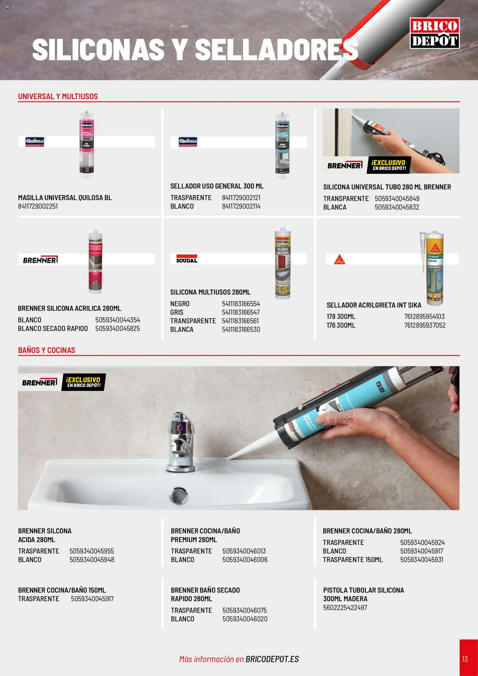 Brico Depôt Construcción │ válido desde el 20/10/2026 | Página: 13 | Productos: General, Baño