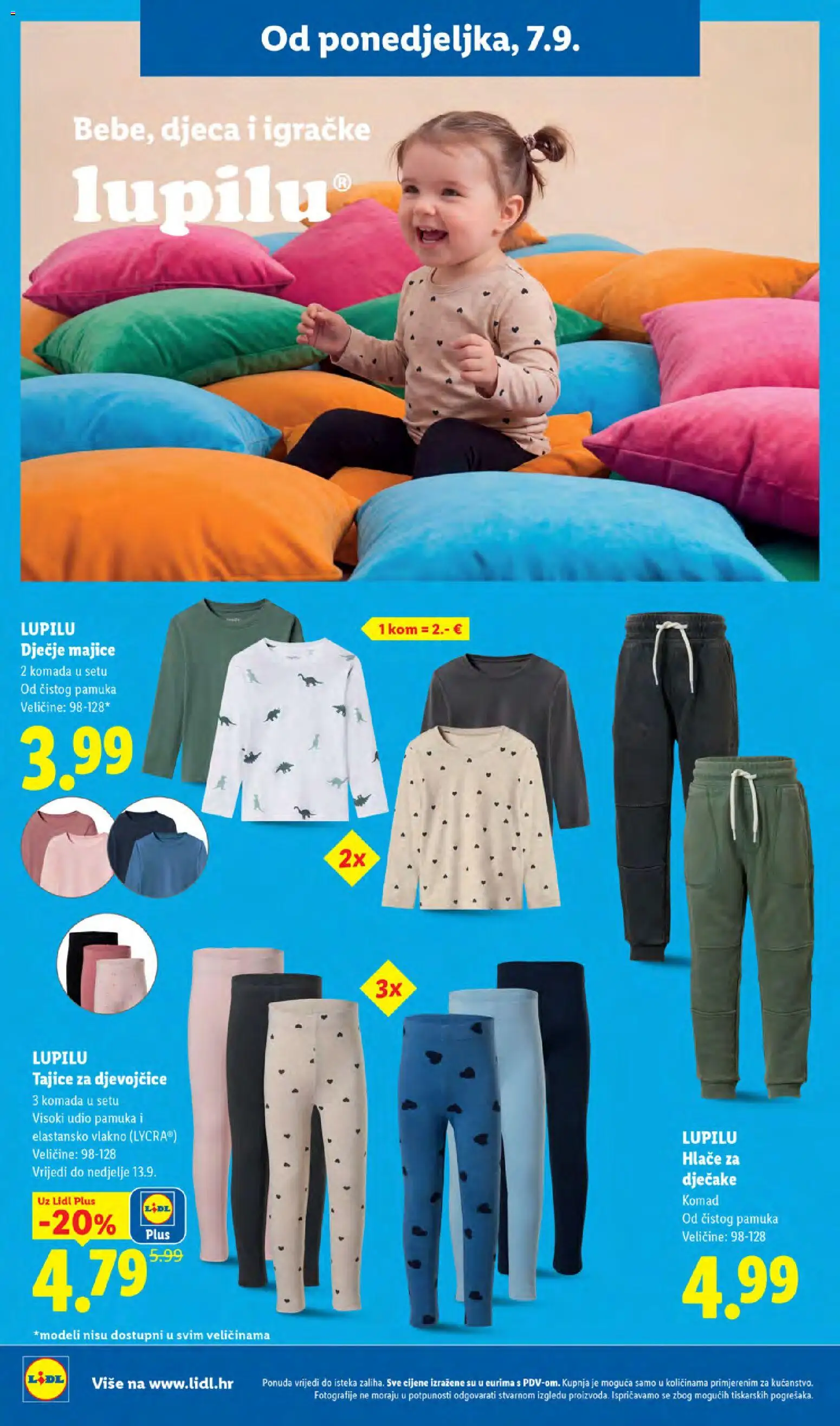 Lidl katalog | vrijedi od 07.09.2026 | Stranica: 40 | Proizvodi: Hlače, Tajice, Igračke