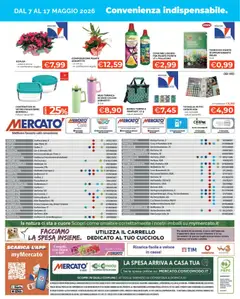 Anteprima del volantino Mercatò volantino valido a partire dal 07.05.2026 | Pagina: 24 | Prodotti: Borsa termica, Carrello, Terriccio, Vaso