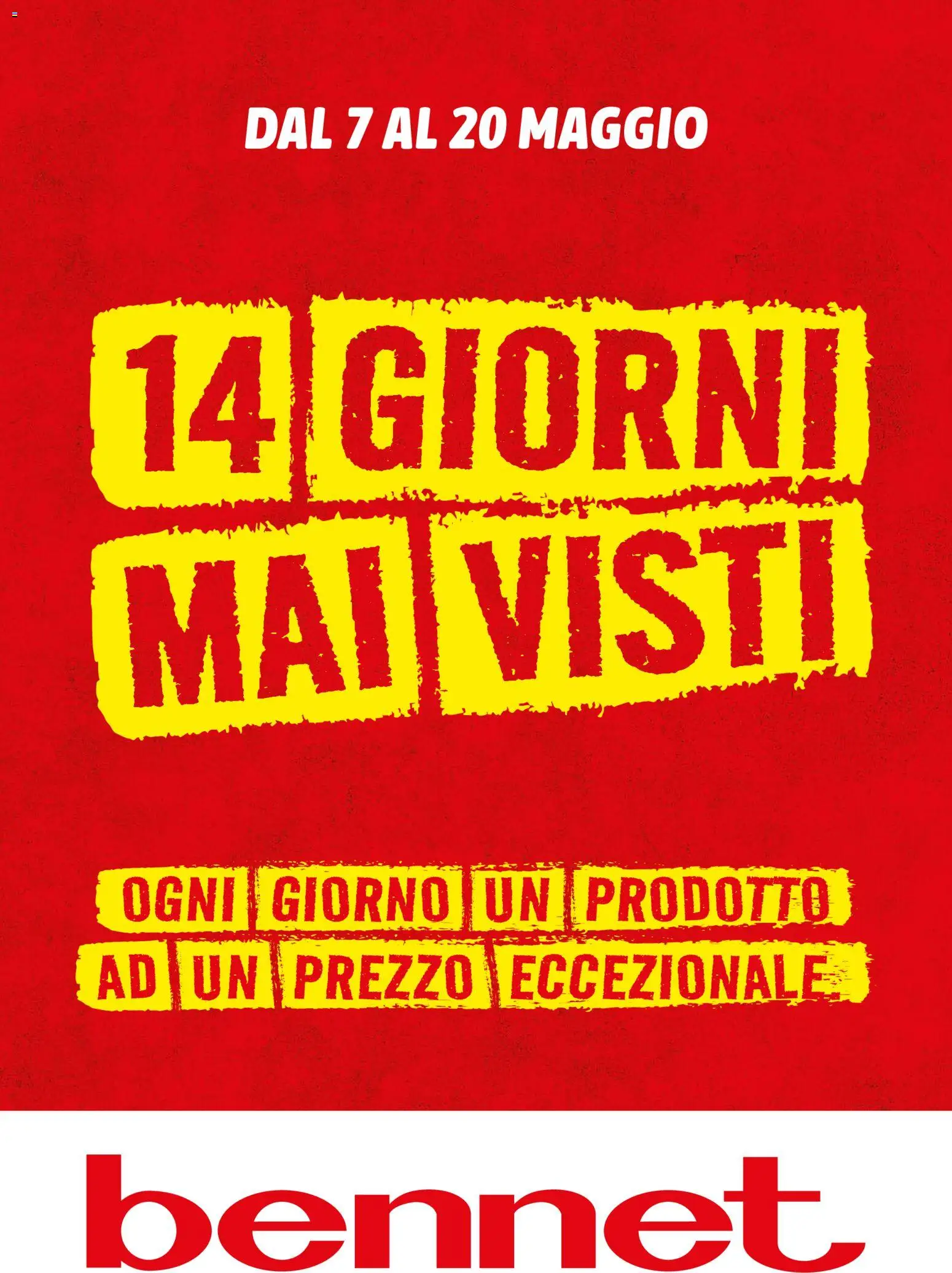Volantino bennet del 07.05.2026 | Pagina: 1
