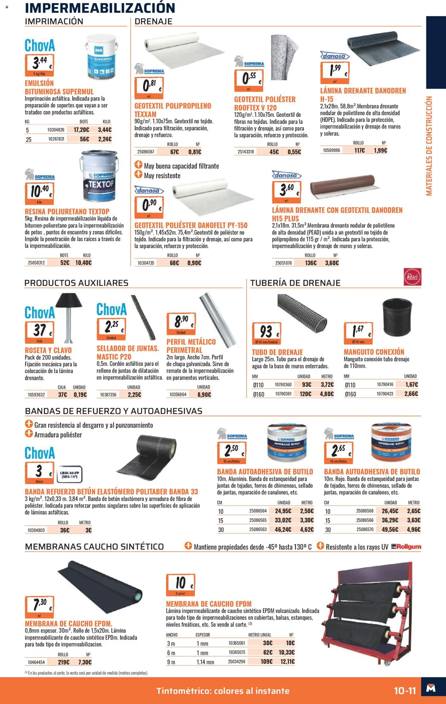 Obramat - Reformas Otono Imprenta Almacenes 16 Palma 2026 │ válido desde el 09/10/2026 | Página: 11 | Productos: Agua, Caja