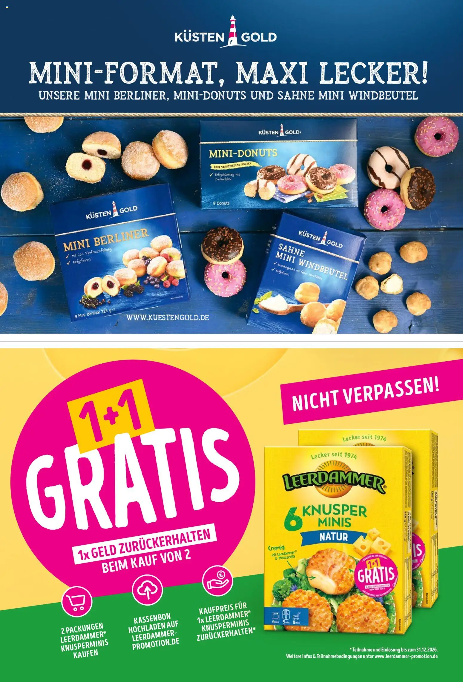Combi myTime – gültig ab 01.11.2026 | Seite: 63 | Produkte: Berliner, Mozzarella, Donuts, Sahne