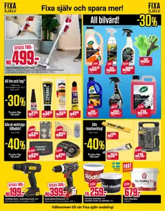 ÖoB erbjudanden - Förhandsvisning av reklamblad från butik ÖoB aktuell från 08.06.2026 | Sida: 6 | Produkter: Skruvdragare, Lim, Skaftdammsugare