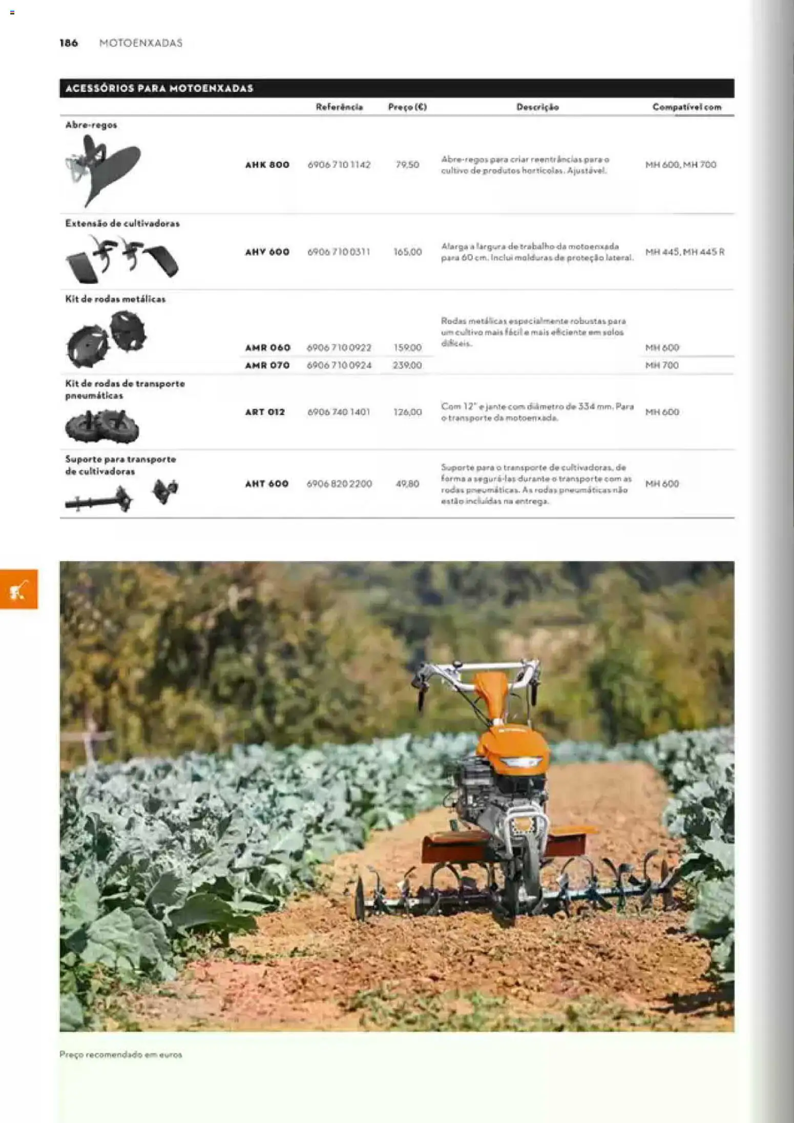 Stihl Catálogo │ válido de 07/09/2026 | Página: 186 | Produtos: Motoenxada
