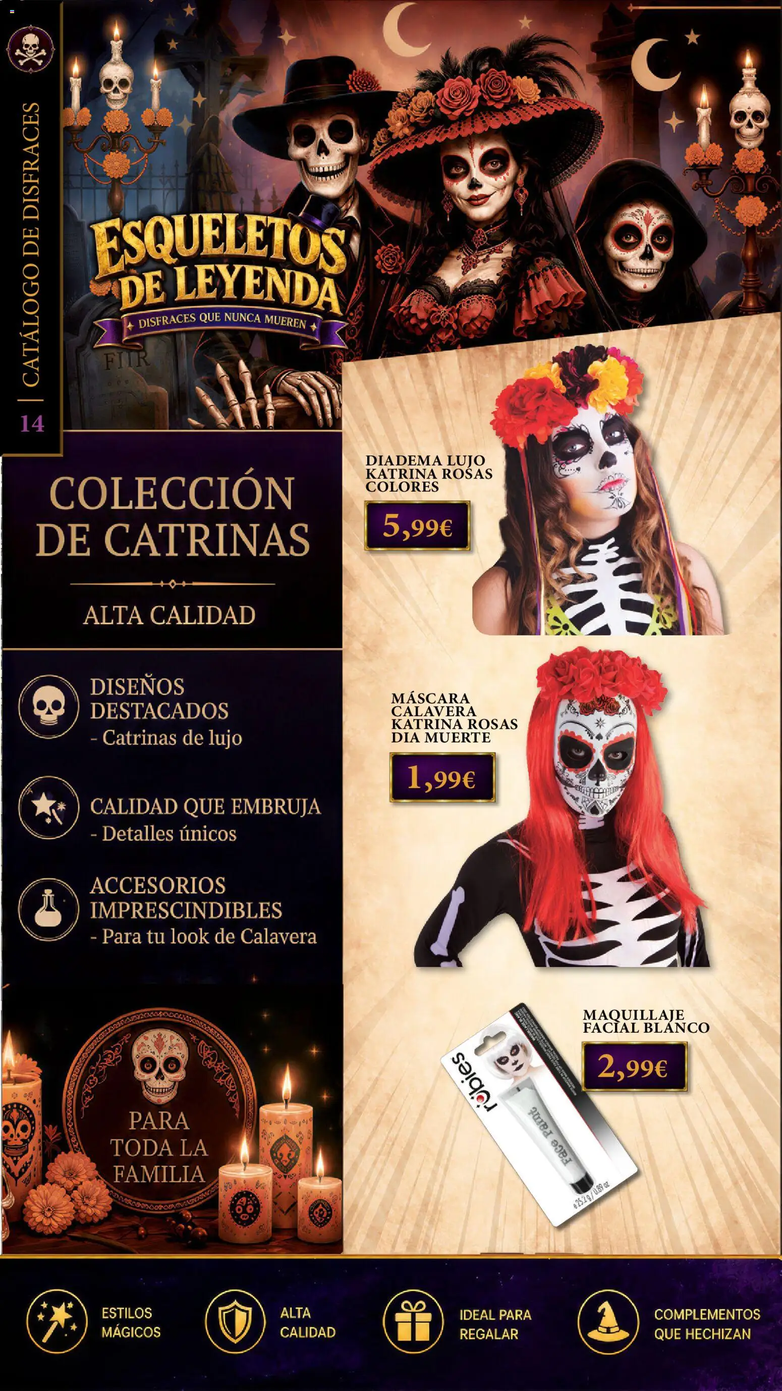 Toy Planet catálogo Disfraces Halloween │ válido desde el 08/10/2026 | Página: 14 | Productos: Maquillaje, Máscara