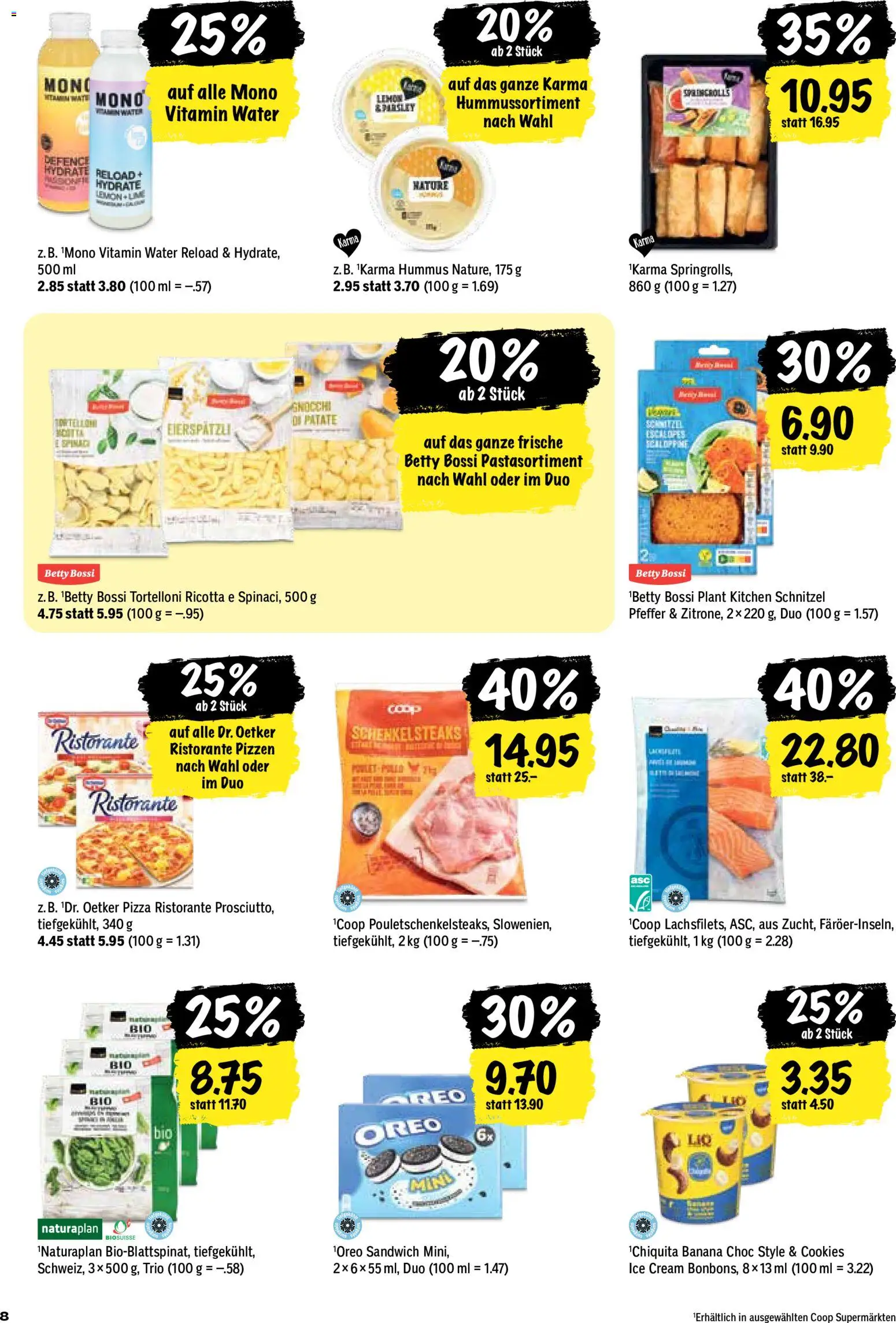 Coop aktionen – gültig ab 04.06.2026 | Seite: 8 | Produkte: Box, Pizza, Pasta, Pfeffer