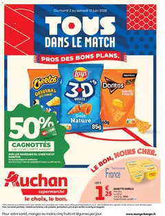 Auchan Produits laitiers supers - Voorbeeld van een folder van Auchan, geldig van 02.06.2026