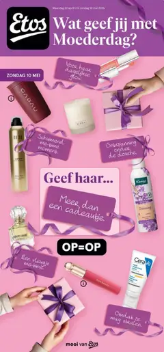 Etos folder - Moederdag - Voorbeeld van een folder van Etos, geldig van 20.04.2026
