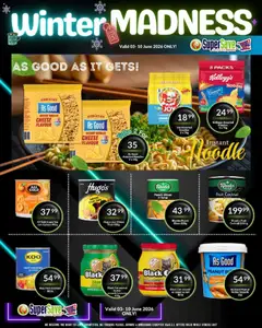 Super Save specials catalogue – valid from 03.06.2026 | Page: 12 | Products: Jam, Butter, Noodles, Salt