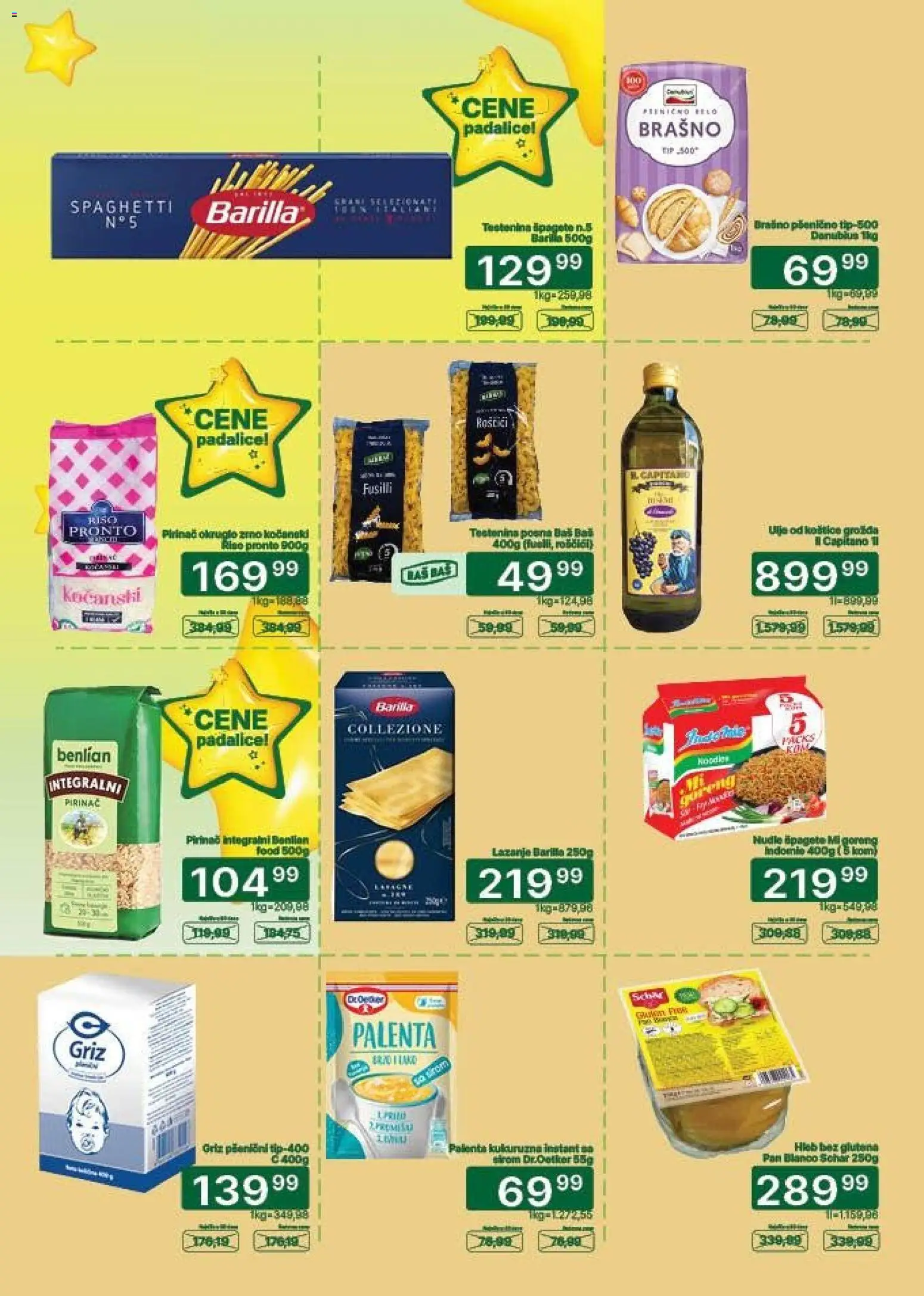 Univerexport katalog - važi od 01.09.2026 | Strana: 13 | Proizvode: Barilla, Lazanje, Pirinač, Nudle