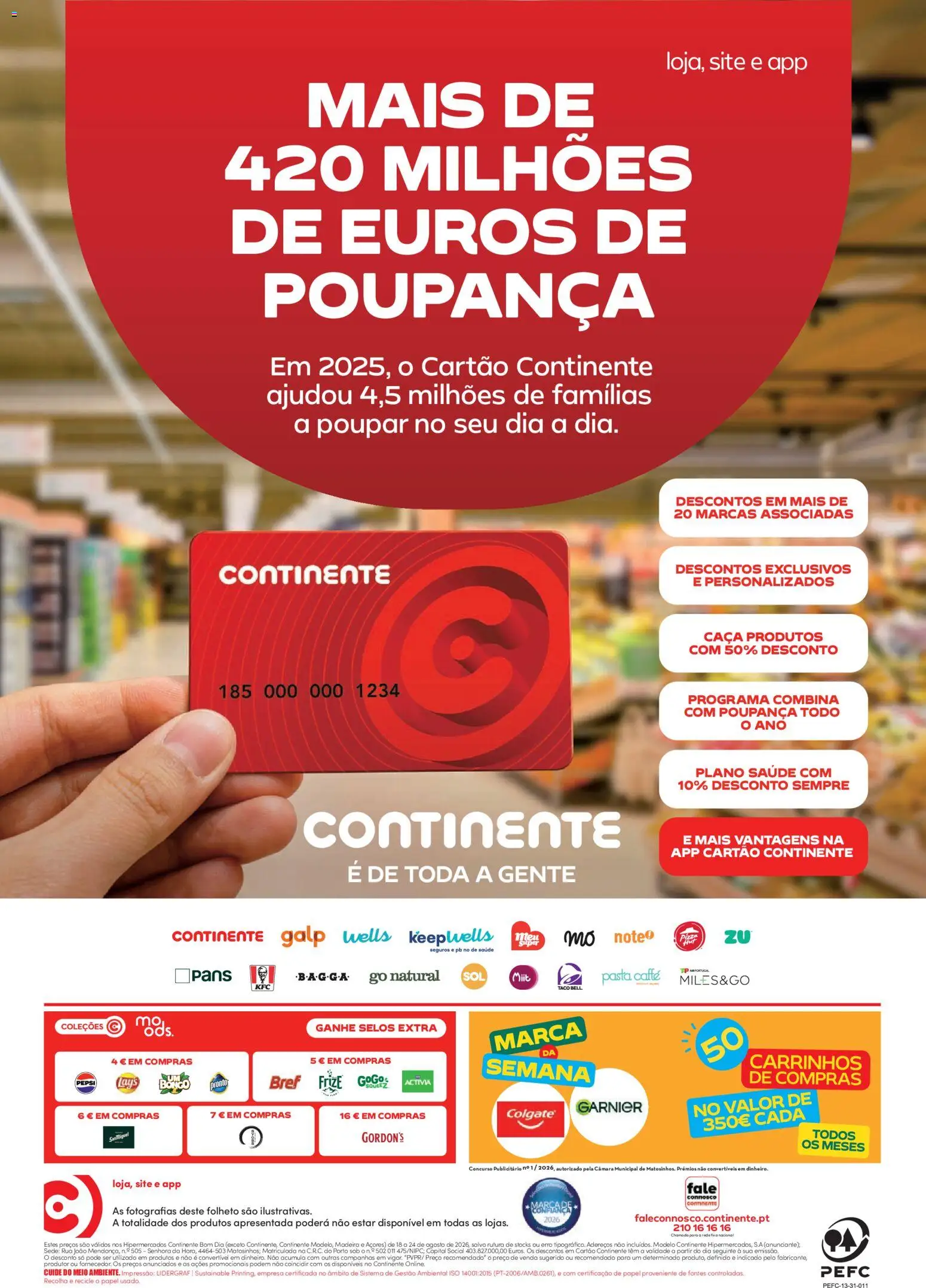 Continente Semanal Continente Bom Dia │ válido de 18/08/2026 | Página: 24 | Produtos: Pepsi