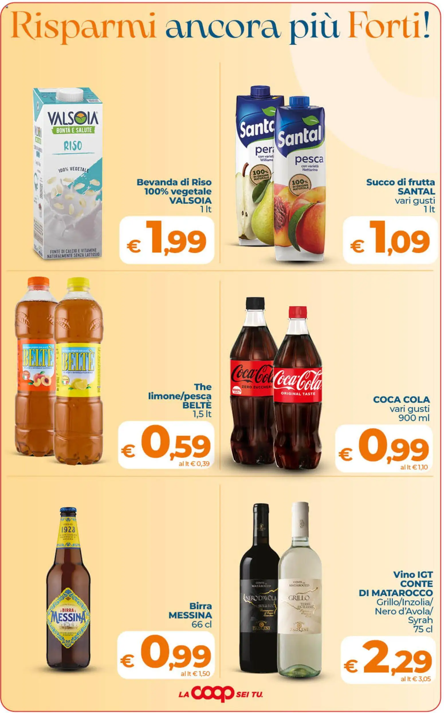 Volantino Ipercoop del 21/07/2026 | Pagina: 5 | Prodotti: Birra, Riso, Vino, Pesca