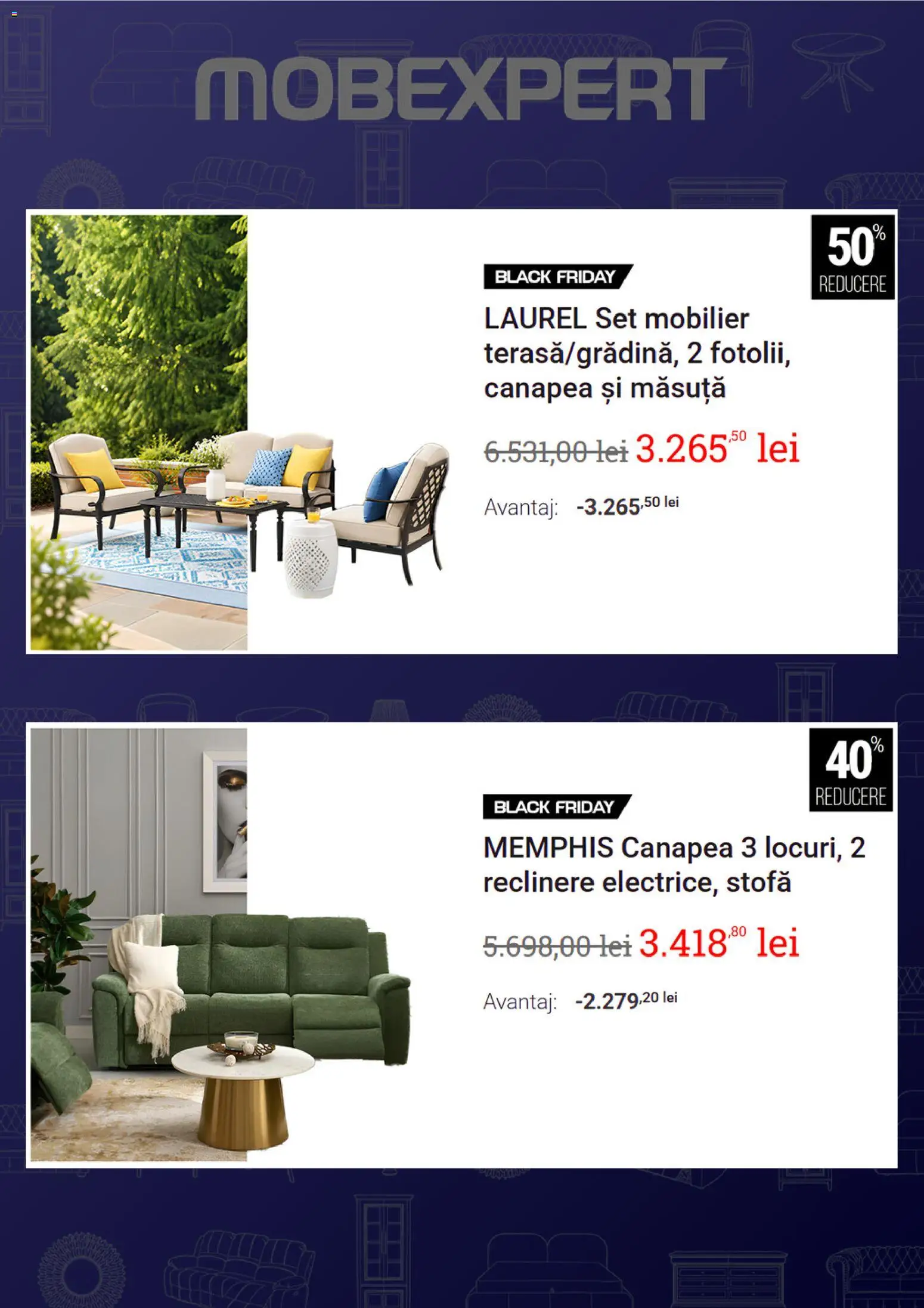 Noul catalog Mobexpert – valabil de la 02.11.2026 | Pagină: 3 | Produse: Canapea, Black