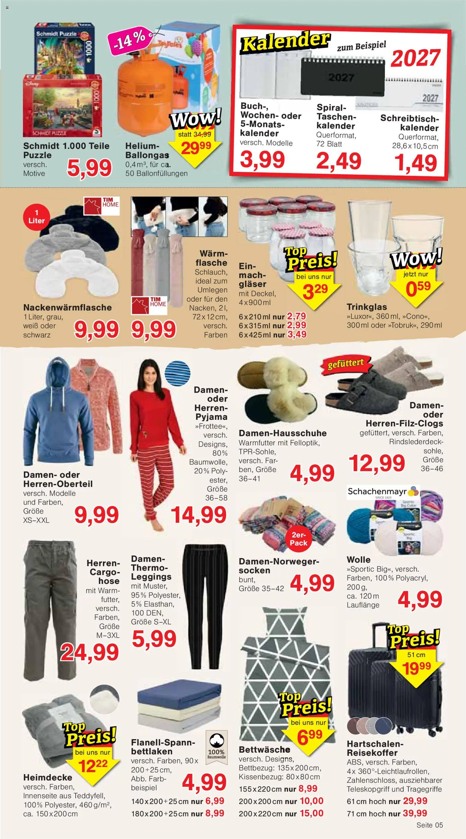Wiglo Wunderland Prospekt – gültig ab 28.09.2026 | Seite: 9 | Produkte: Hose, Socken, Pyjama, Leggings