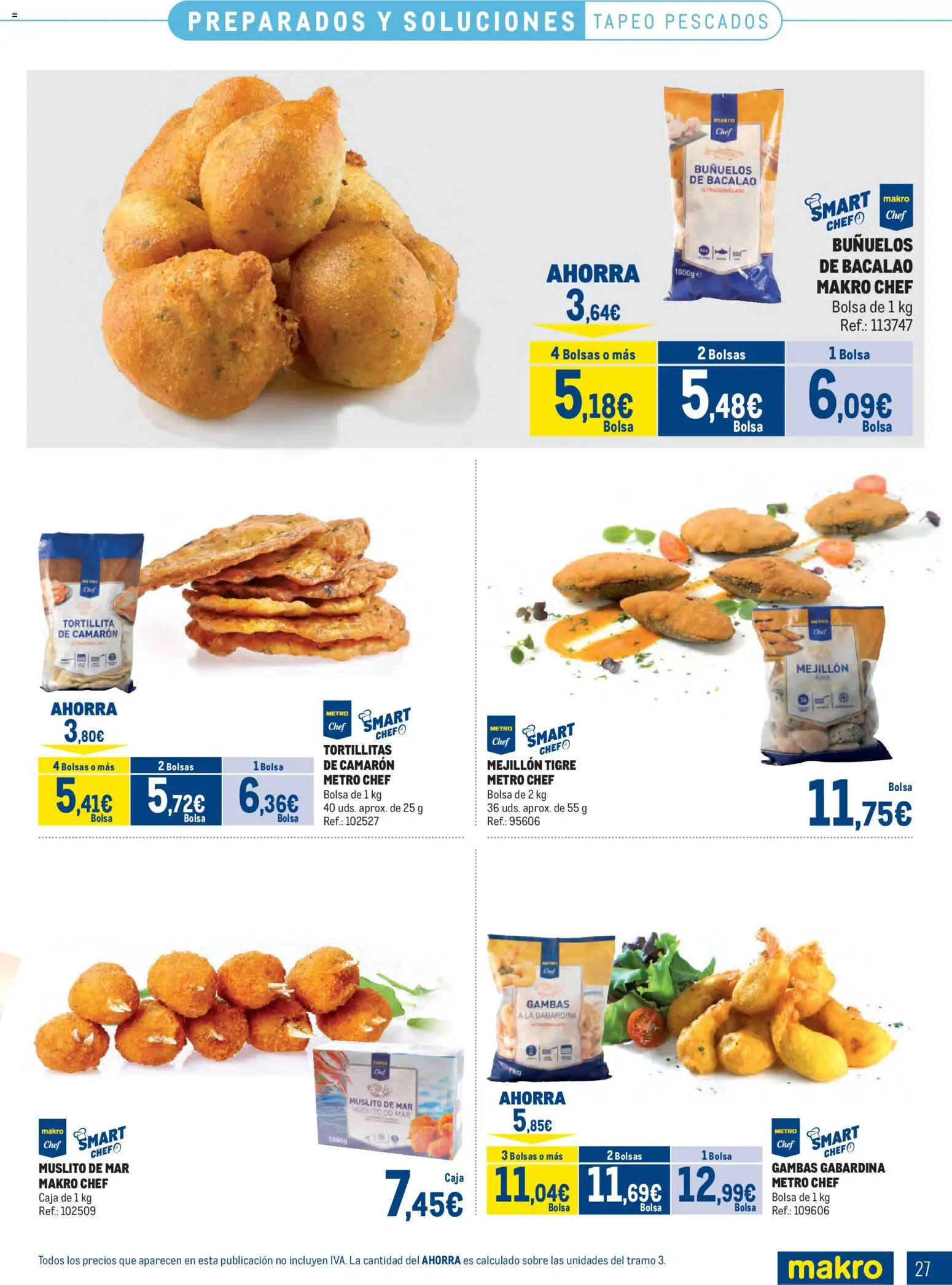 Makro Congelados Levante │ válido desde el 04.05.2026 | Página: 27 | Productos: Bolsa, Caja