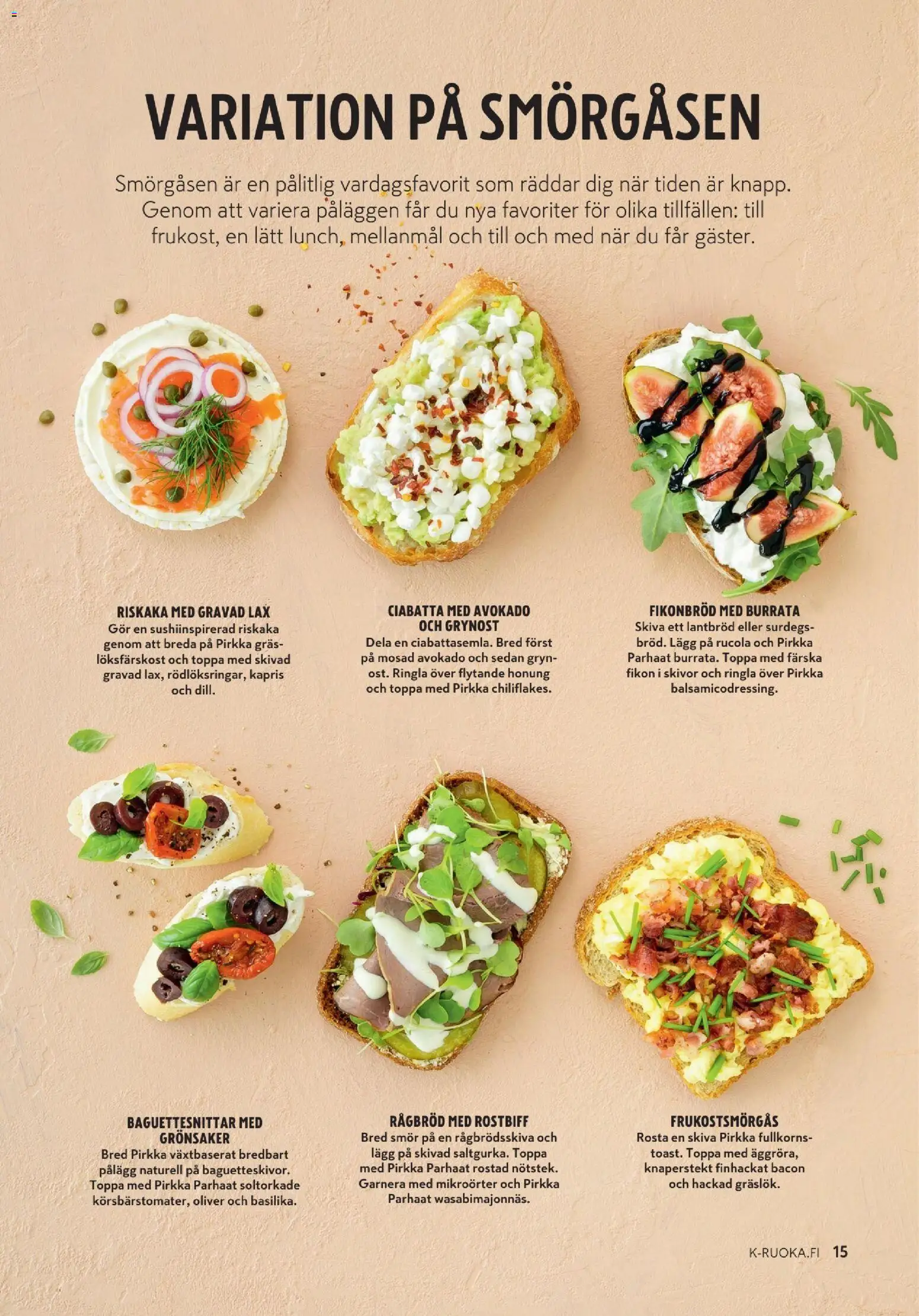 K-Market - K-Mat 9/2026 – voimassa 26/08/2026 alkaen | Sivu: 15 | Tuotteet: Rucola, Kapris, Avokado