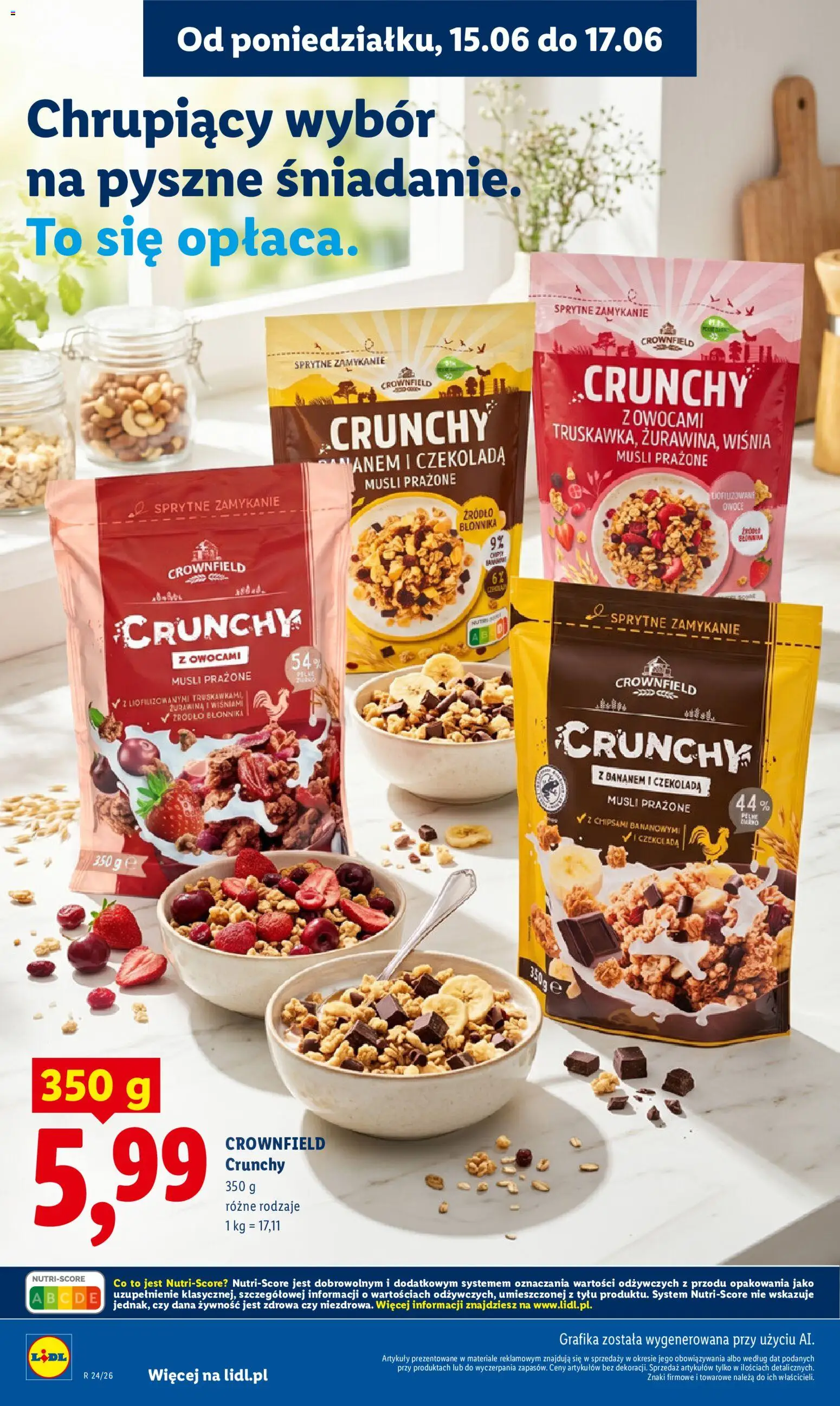 Lidl Polsko leták od 15.06.2026 | Strana: 90 | Produkty: Müsli