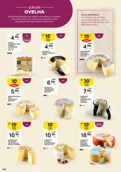 Pré-visualização Continente Vinhos, Enchidos e Queijos válido de 22/09/2026 | Página: 42 | Produtos: Queijo de ovelha, Queijo