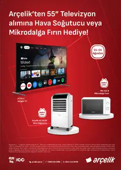 01 Ağustos 2026 tarihinden itibaren geçerli olan Arçelik kataloğu önizlemesi | Sayfa: 83 | Ürünler: Televizyon, Video, Fırın, Mikrodalga fırın
