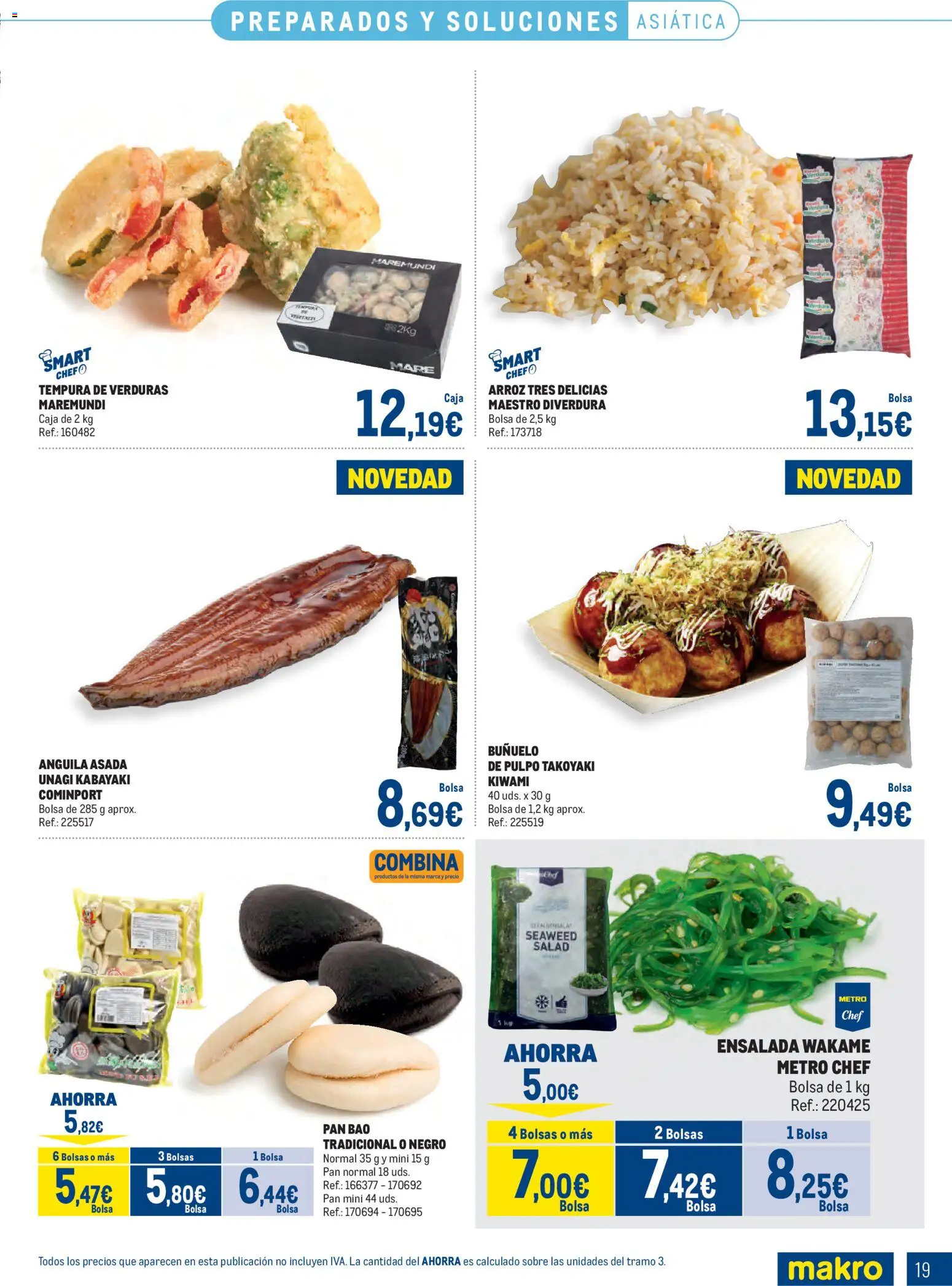 Makro Congelados Sur │ válido desde el 04.05.2026 | Página: 19 | Productos: Pan, Arroz, Ensalada, Caja