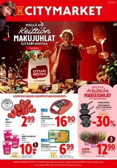 K-Citymarket-mainoslehti voimassa 22/10/2026 alkaen