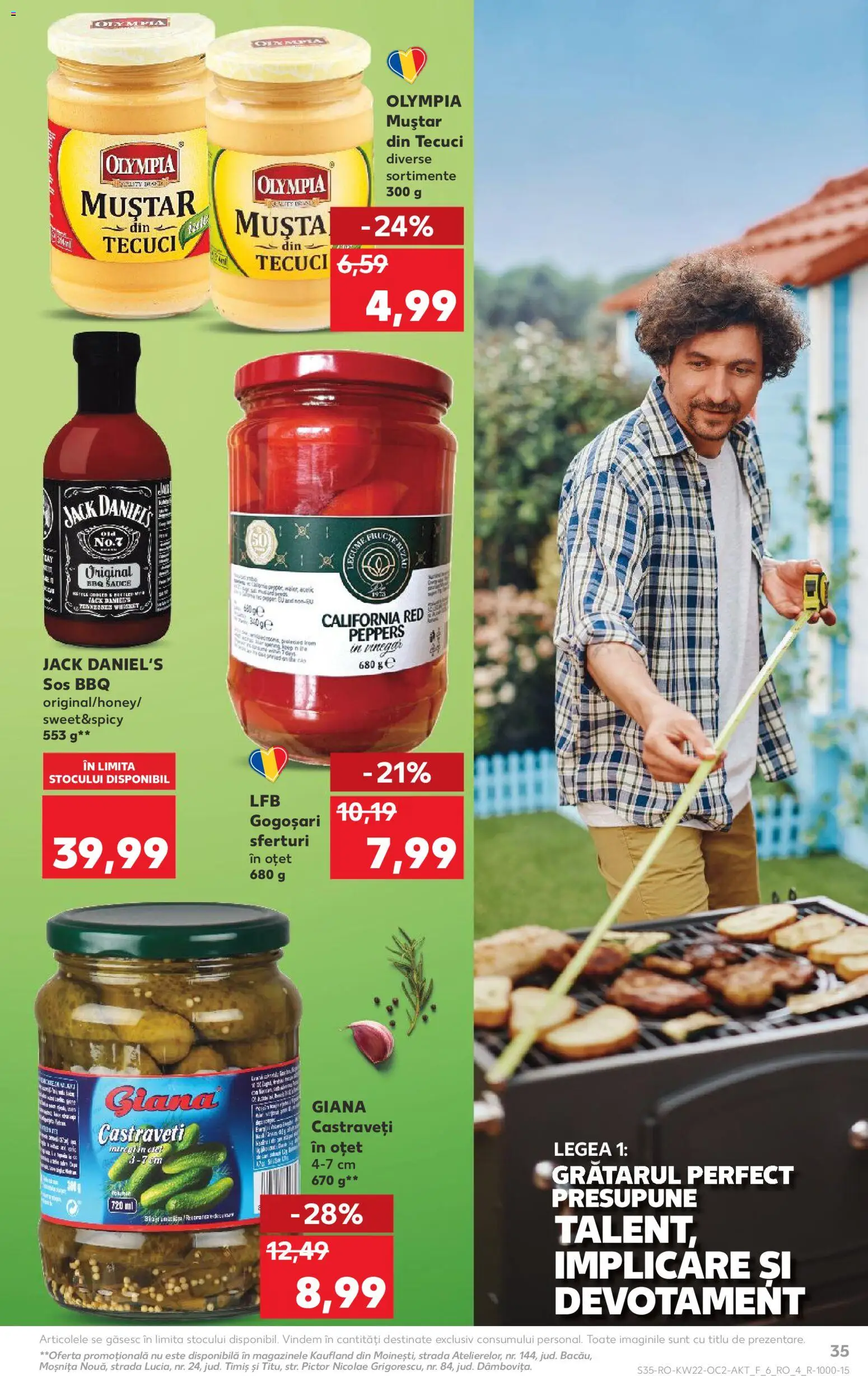 Kaufland RO akciós ujság - amely érvényes a következő dátumtól: 27.05.2026 | Oldal: 35 | Termékek: Mustár