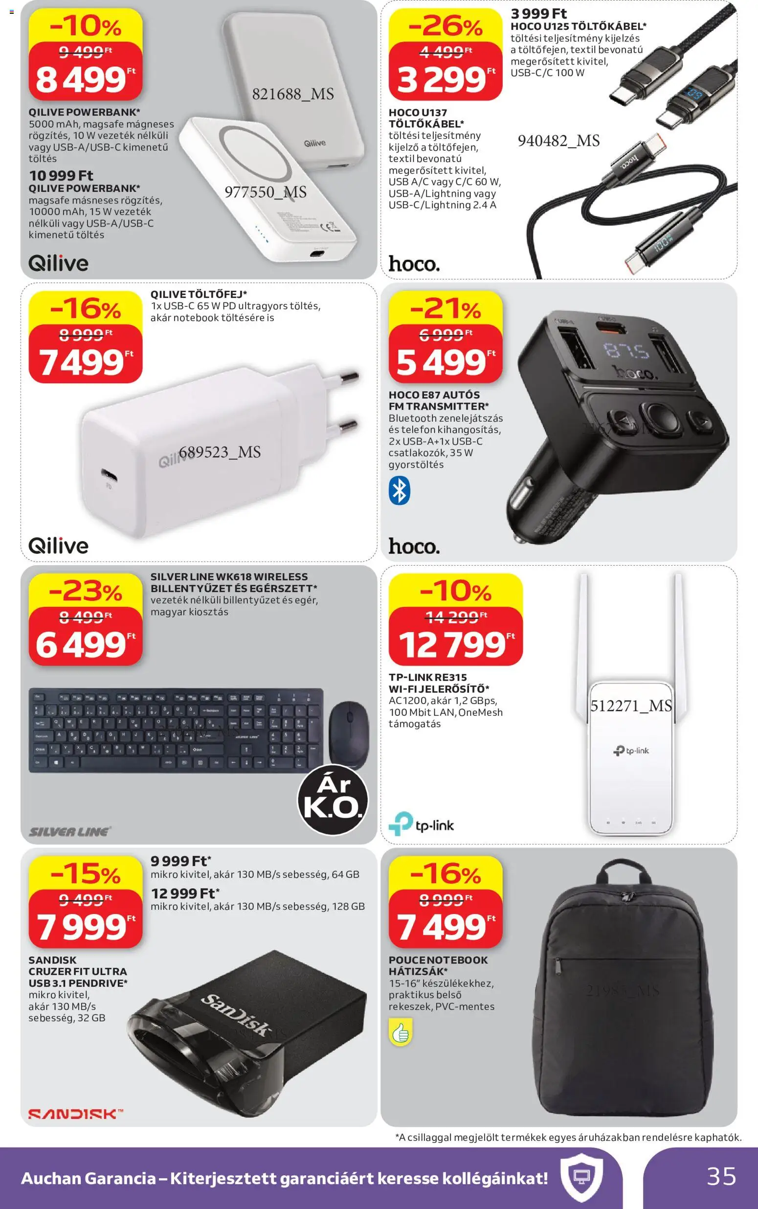 Auchan akciós ujság - amely érvényes a következő dátumtól: 2026.08.21. | Oldal: 35