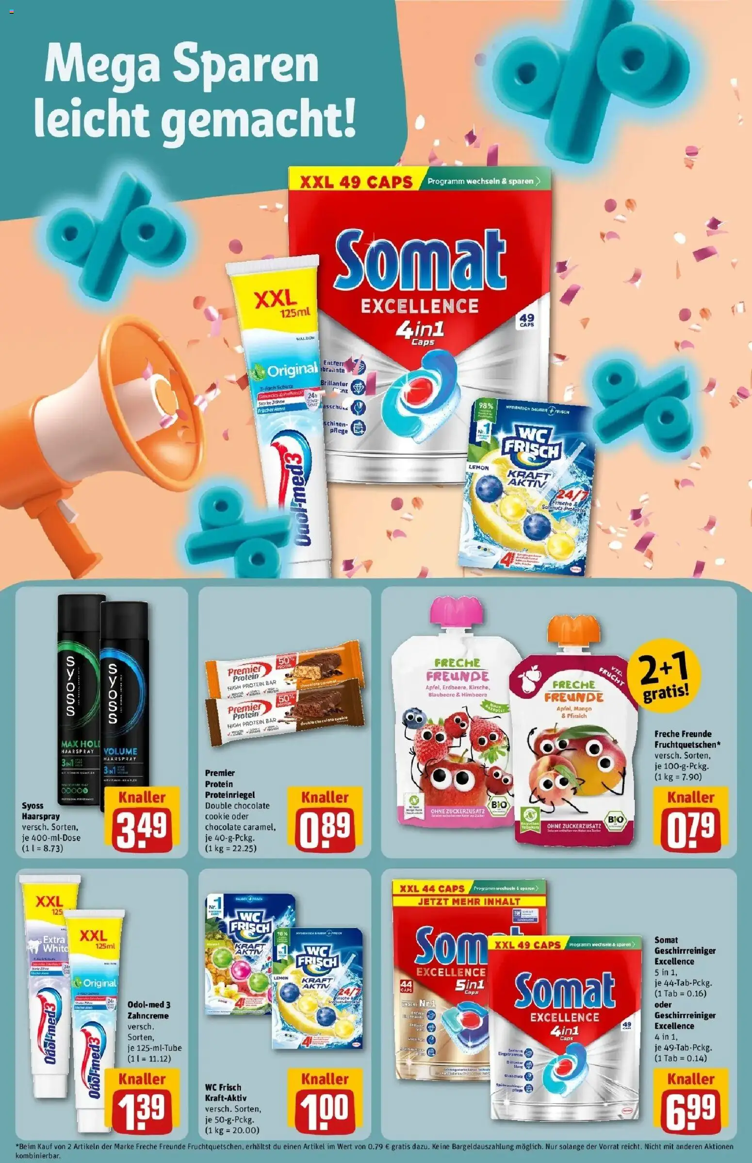REWE Prospekt ab 28.09.2026 zum Blättern » Angebote | Seite: 10 | Produkte: Haarspray, Wc frisch, Mango, Himbeere
