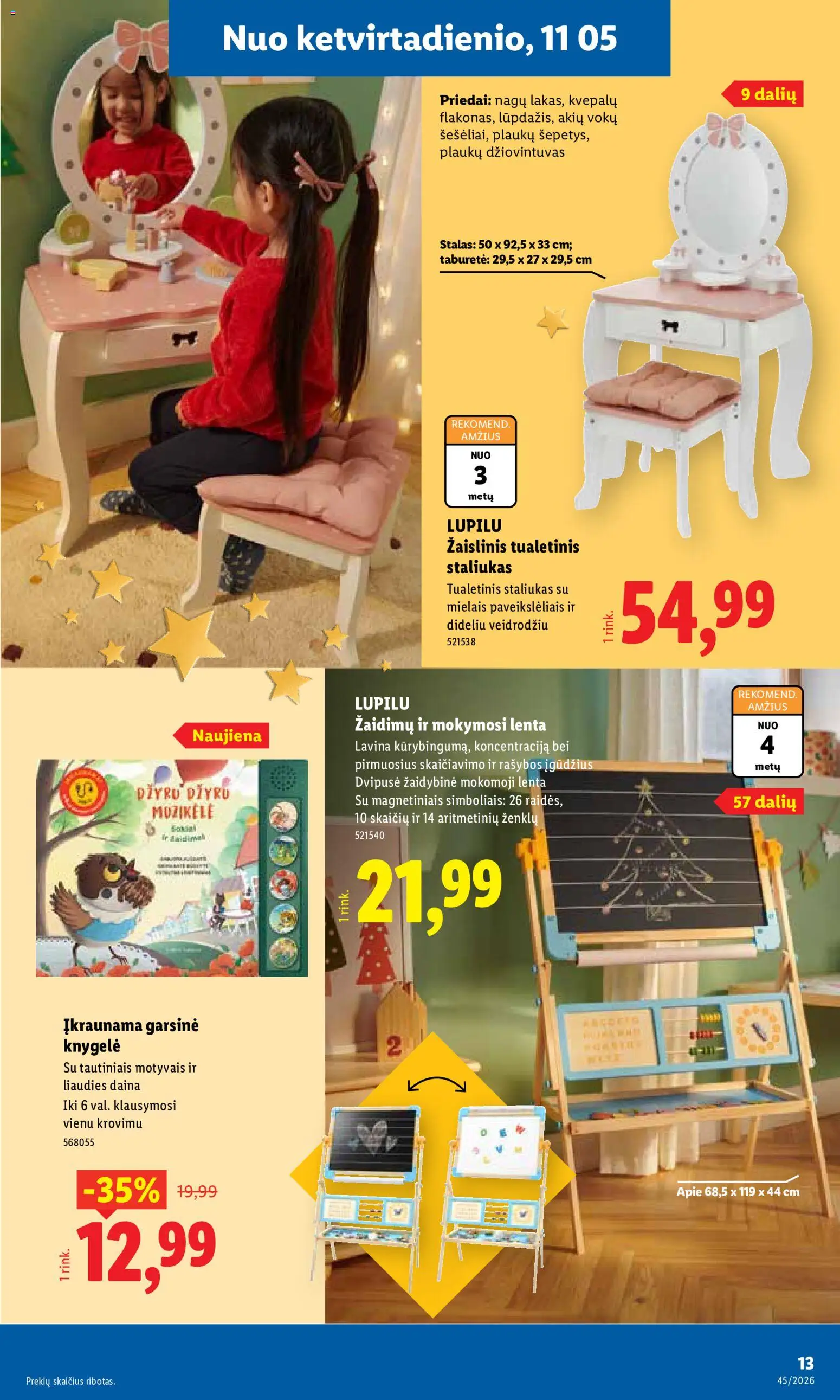 LIDL akcijos nuo 2026.11.02 | Puslapis: 13 | Prekių: Stalas