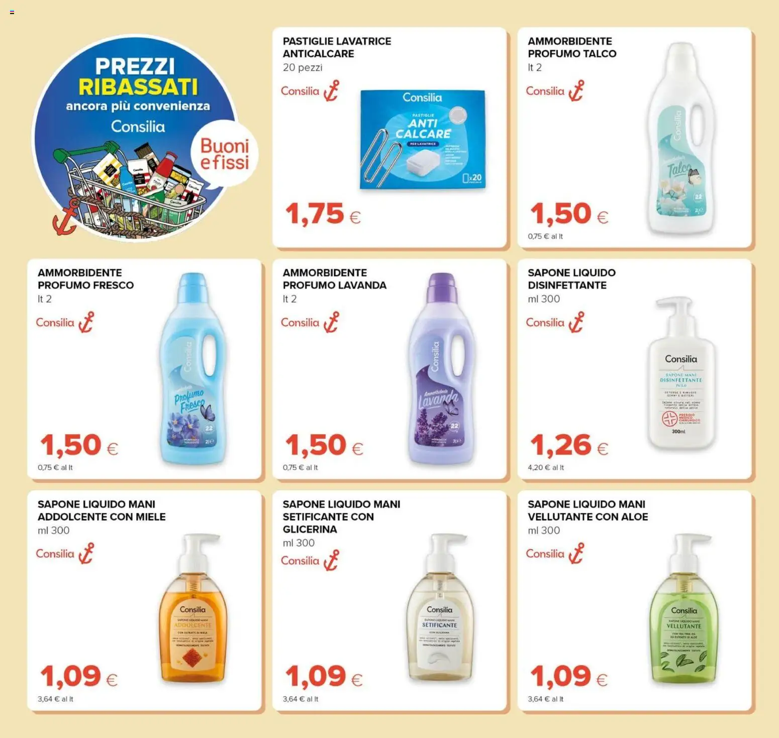 Volantino Oasi del 21/08/2026 | Pagina: 32 | Prodotti: Ammorbidente, Anticalcare, Talco, Miele