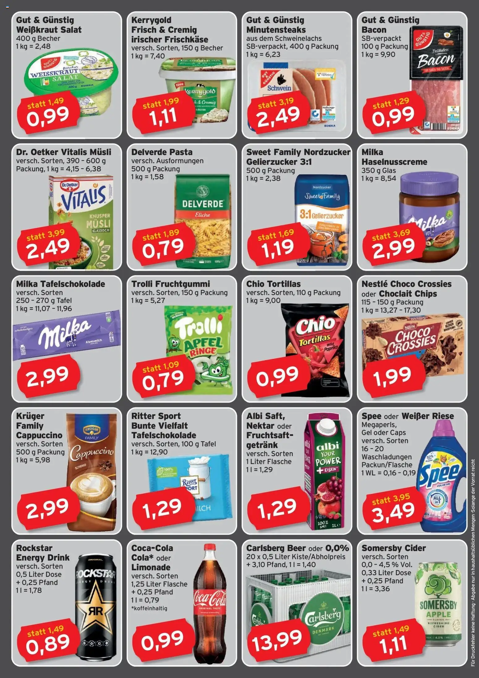 CAP Markt Prospekt Rostock – gültig ab 15.06.2026 | Seite: 2 | Produkte: Spee, Chips, Fruchtsaft, Salat