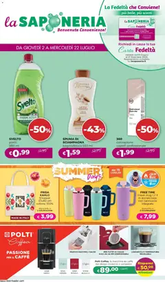 Anteprima del volantino La Saponeria volantino valido a partire dal 02/07/2026