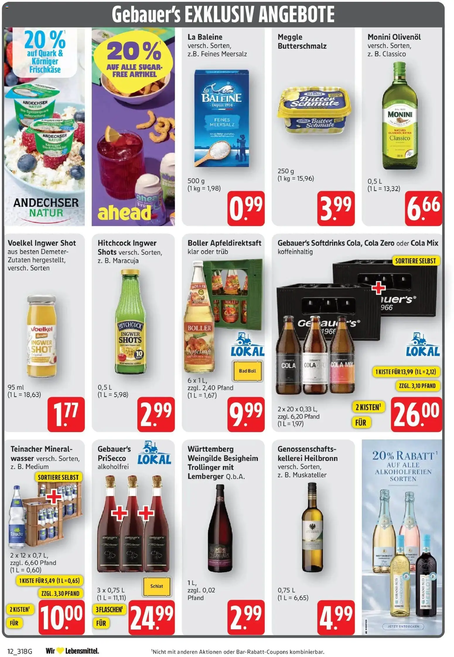 Edeka Prospekt Eislingen (ab 19.10.2026) » Angebote Online | Seite: 14 | Produkte: Cola, Merlot, Grand sud, Frischkase