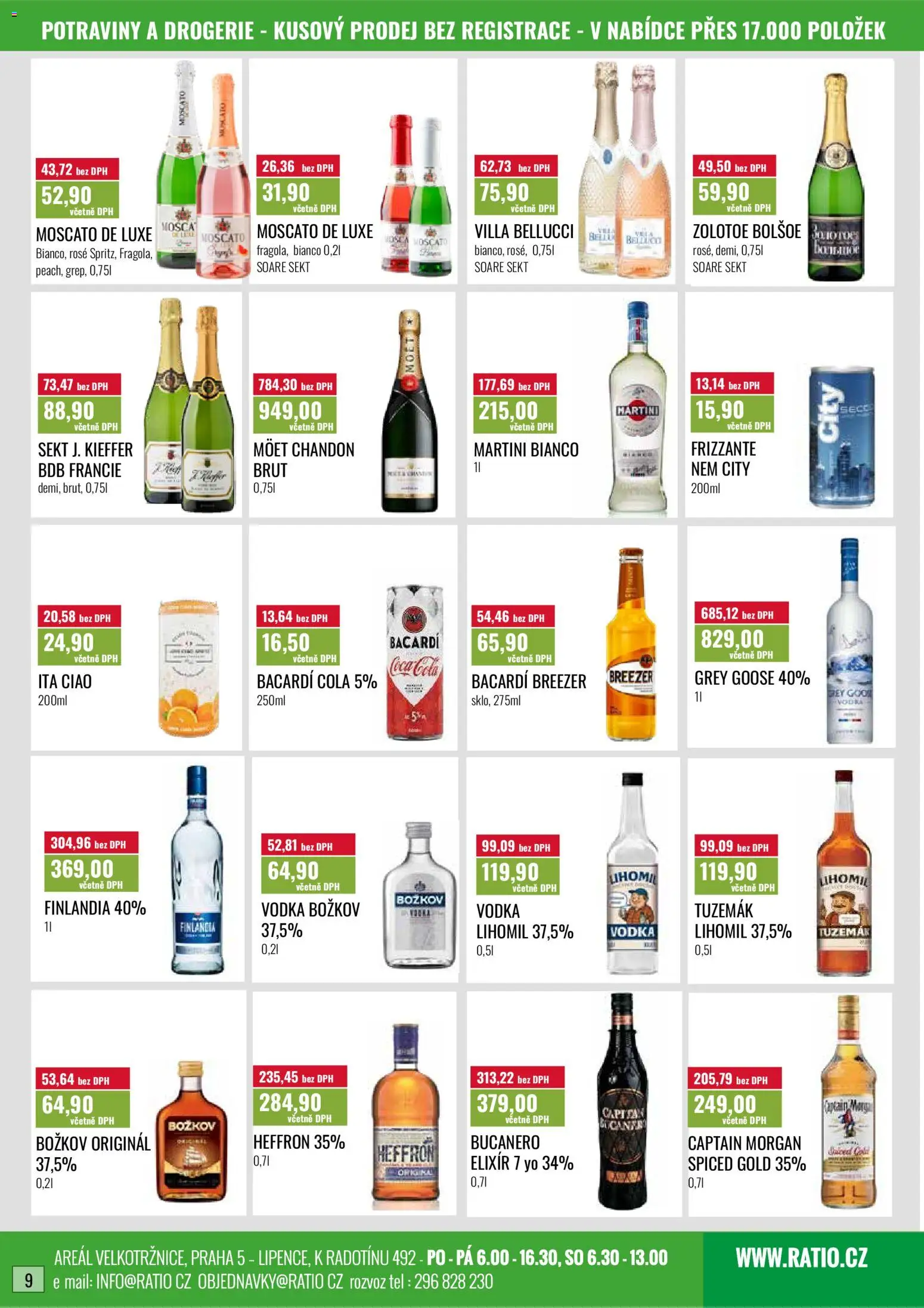 Ratio leták od 01.07.2026 | Strana: 10 | Produkty: Heffron, Sekt, Božkov originál, Tuzemák