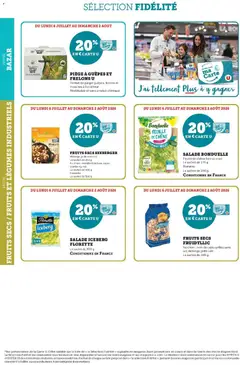Hyper U - Prévisualisation de Hyper U - Ma sélection Carte U Juillet valide à partir de 06/07/2026 | Page: 36 | Produits: Salade, Noix de cajou, Amandes, Fruits secs