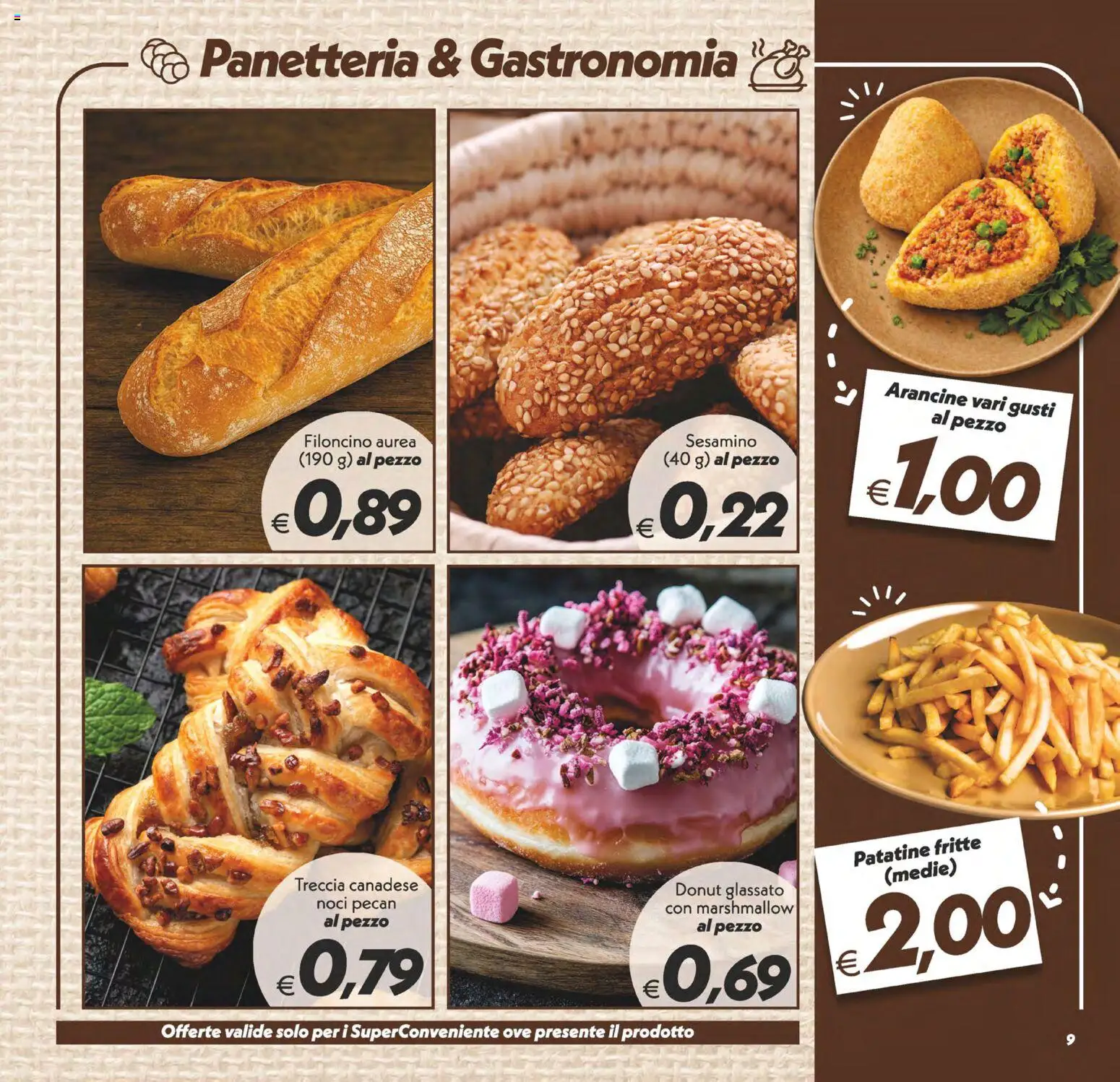 Volantino SuperConveniente del 31/07/2026 | Pagina: 9 | Prodotti: Patatine, Noci