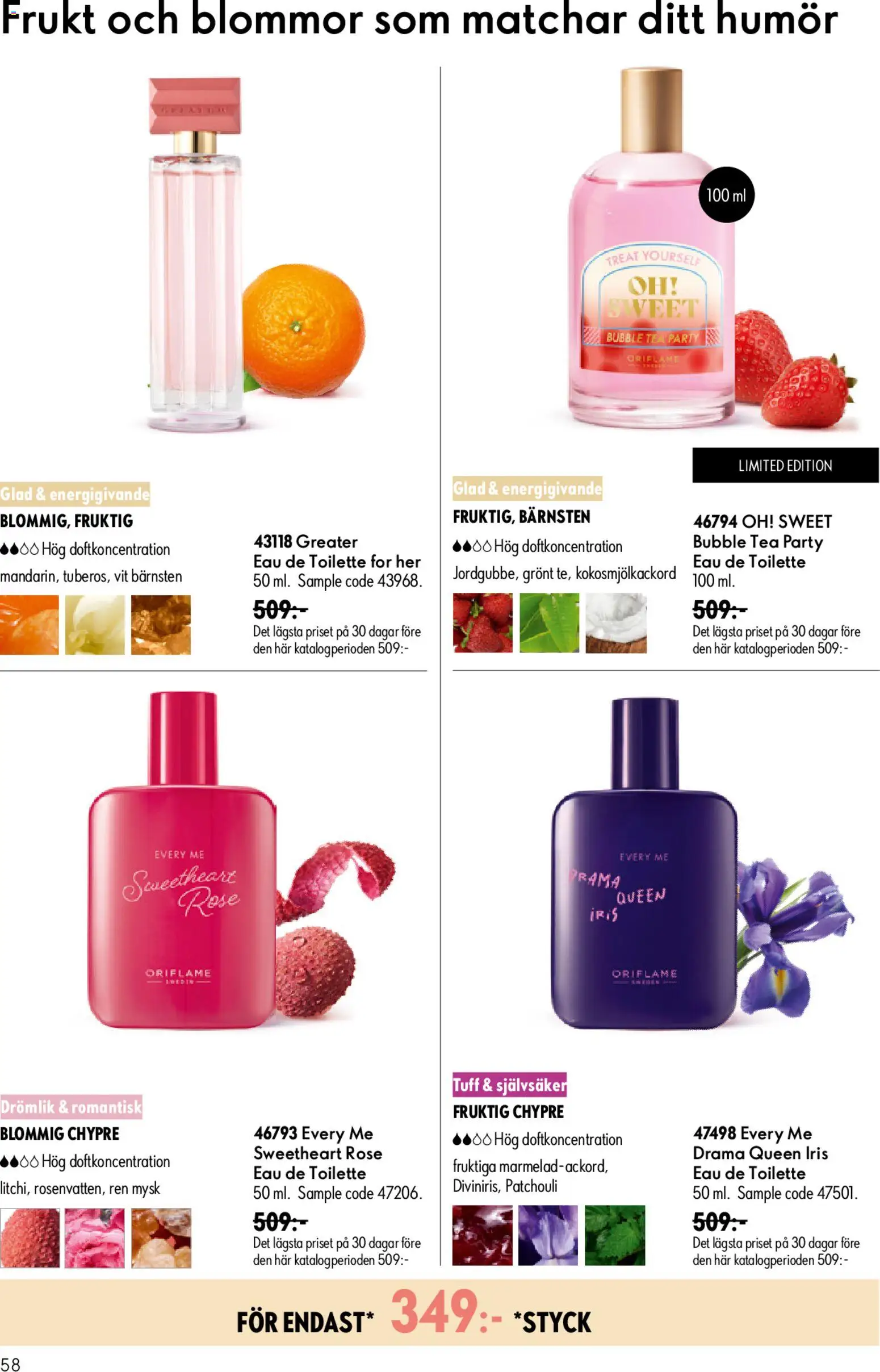 Oriflame reklamblad aktuell från 15/07/2026 | Sida: 58