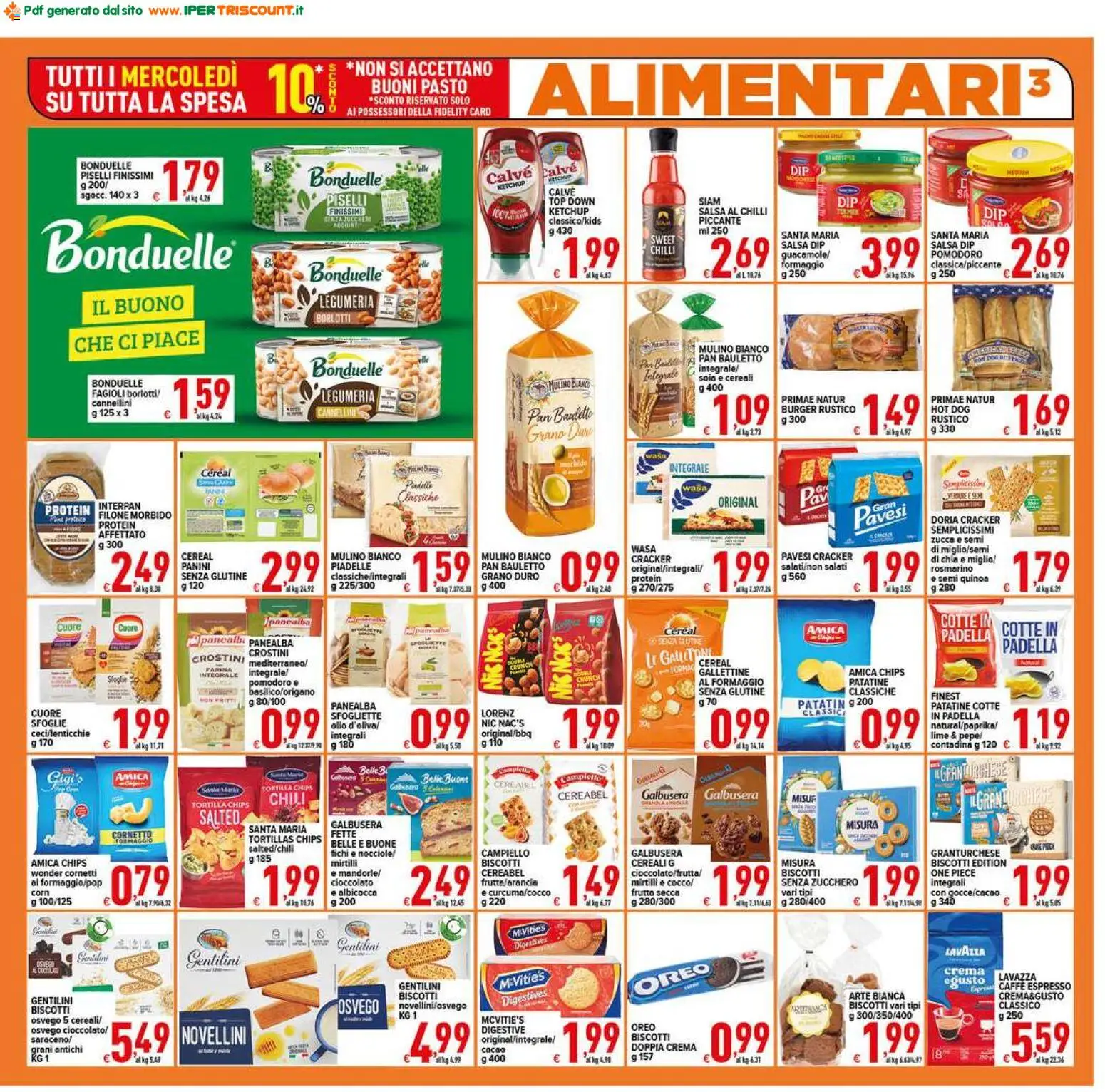 Volantino Ipertriscount del 14/10/2026 | Pagina: 3 | Prodotti: Cereali, Formaggio, Mirtilli, Tortillas