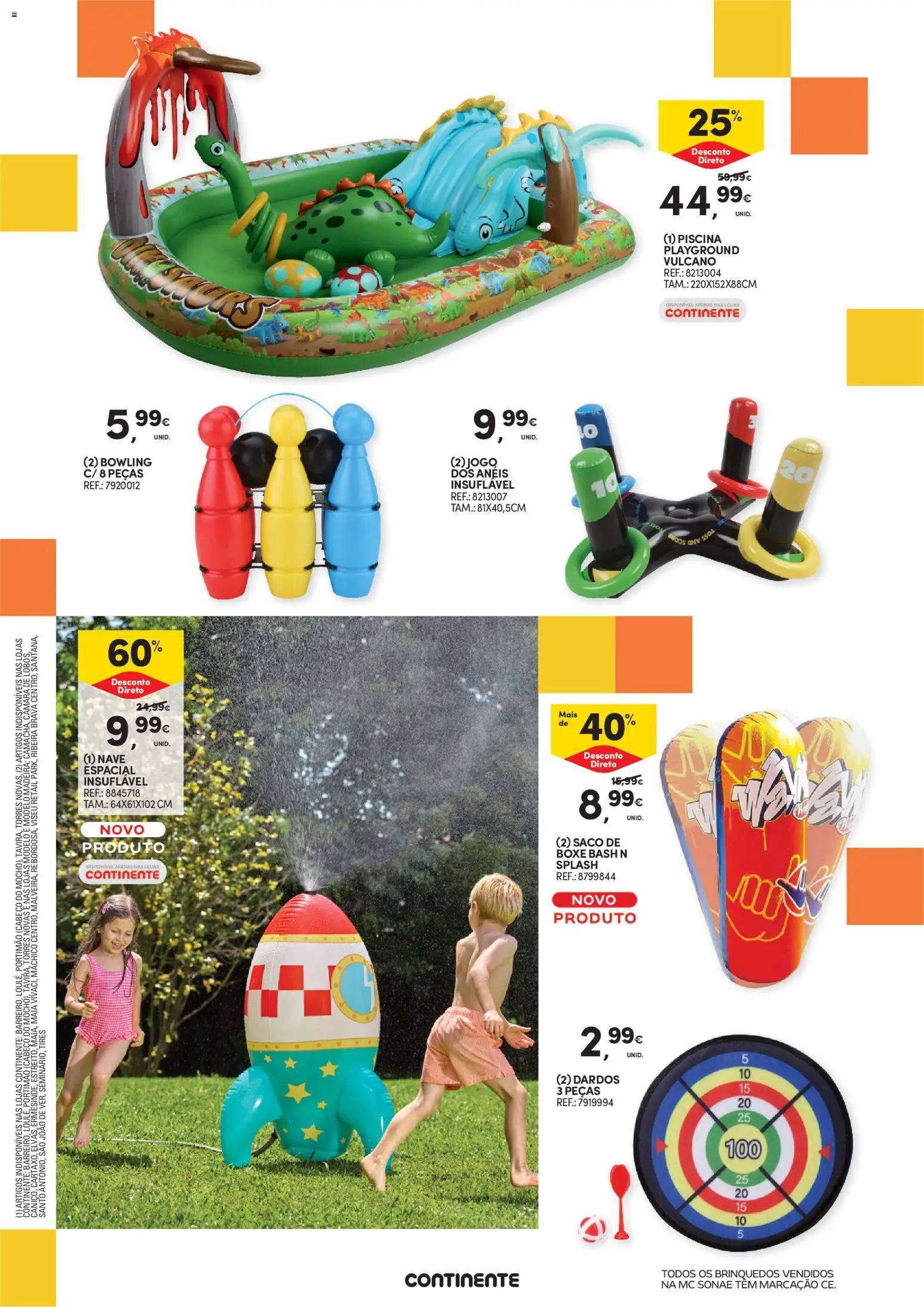Continente - Férias de Verão  Abre espaço para a distração │ válido de 23/06/2026 | Página: 6 | Produtos: Piscina