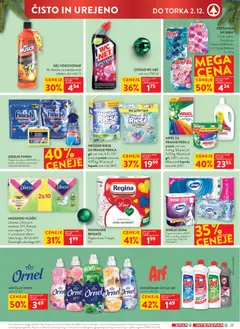 Spar katalog akcije – veljaven od 26.11.2025 | Stran: 32 | Izdelki: Higienski vložki, Prašek, Mehčalec, Vložki