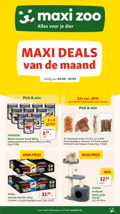 Maxi Zoo folder - Voorbeeld van een folder van Maxi Zoo, geldig van 05/08/2026